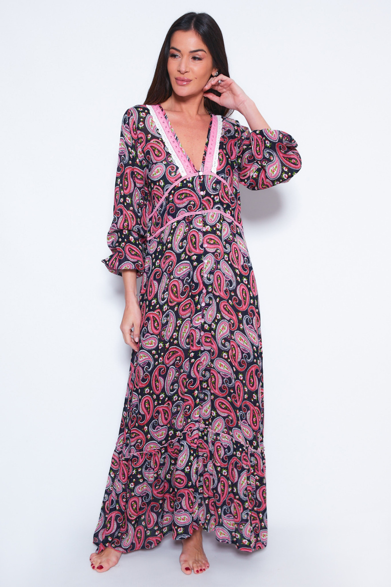 Wholesaler NJ Couture - Printed Dress