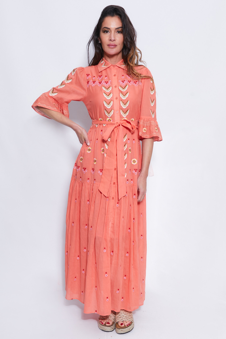 Wholesaler NJ Couture - Dress with Embroidery
