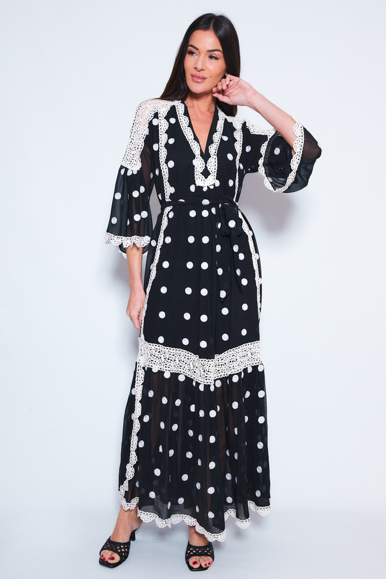 Wholesaler NJ Couture - Dress with Embroidery