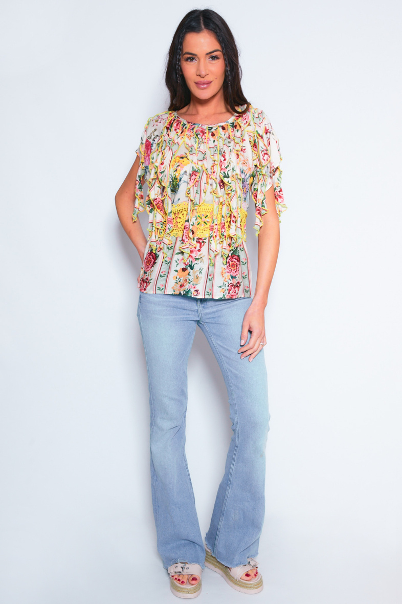 Wholesaler NJ Couture - Printed Top