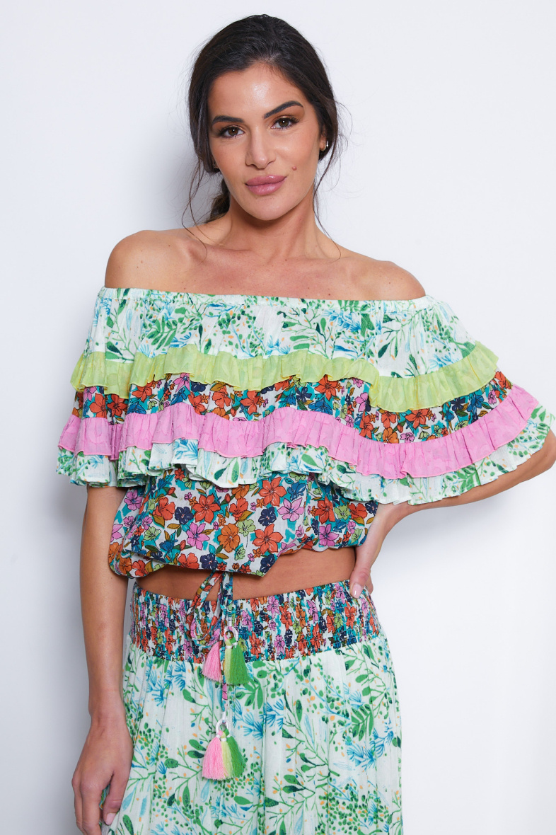 Wholesaler NJ Couture - Printed Top
