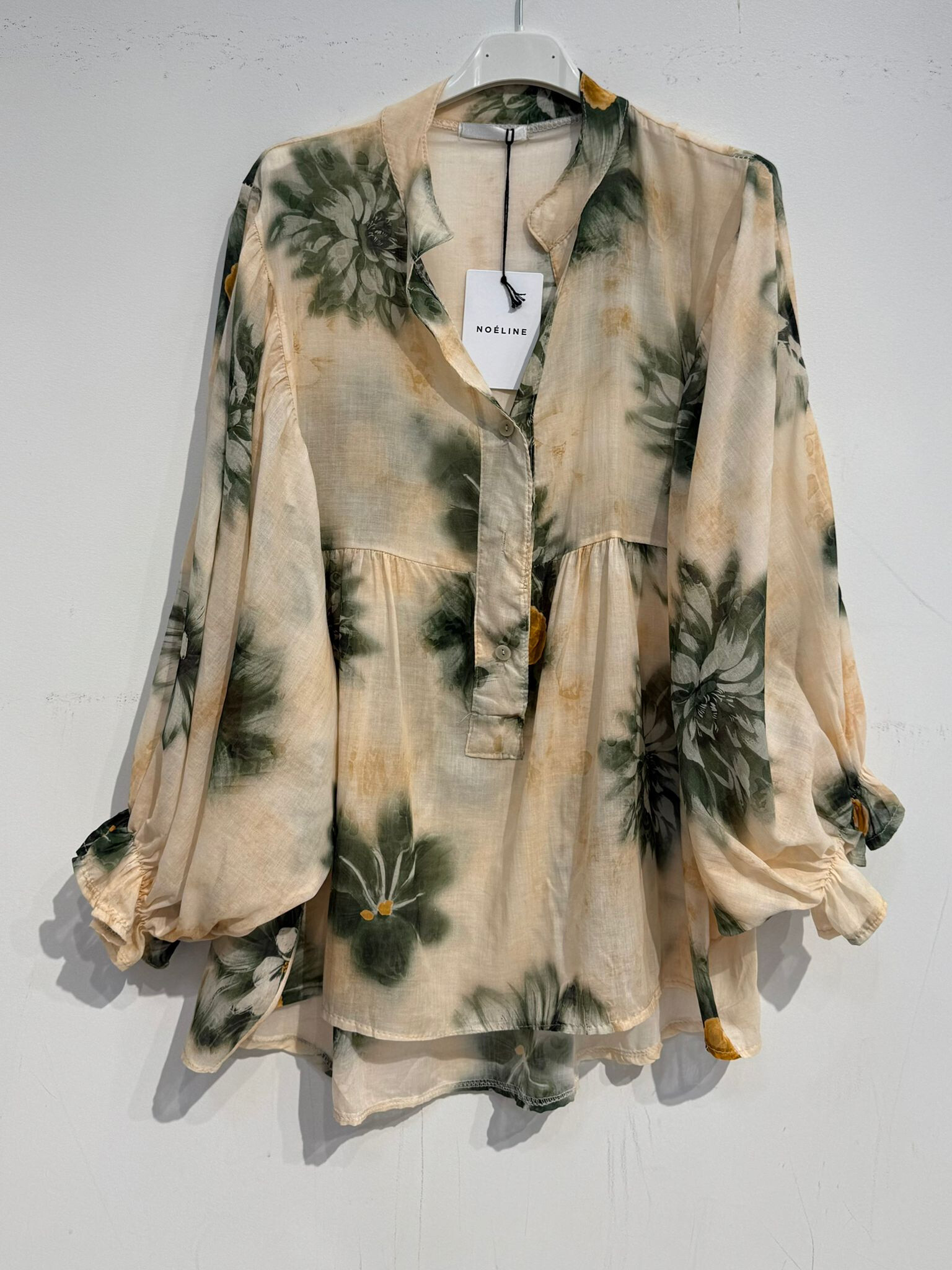 Grossiste Noéline - Blouse imprimée en voile de coton