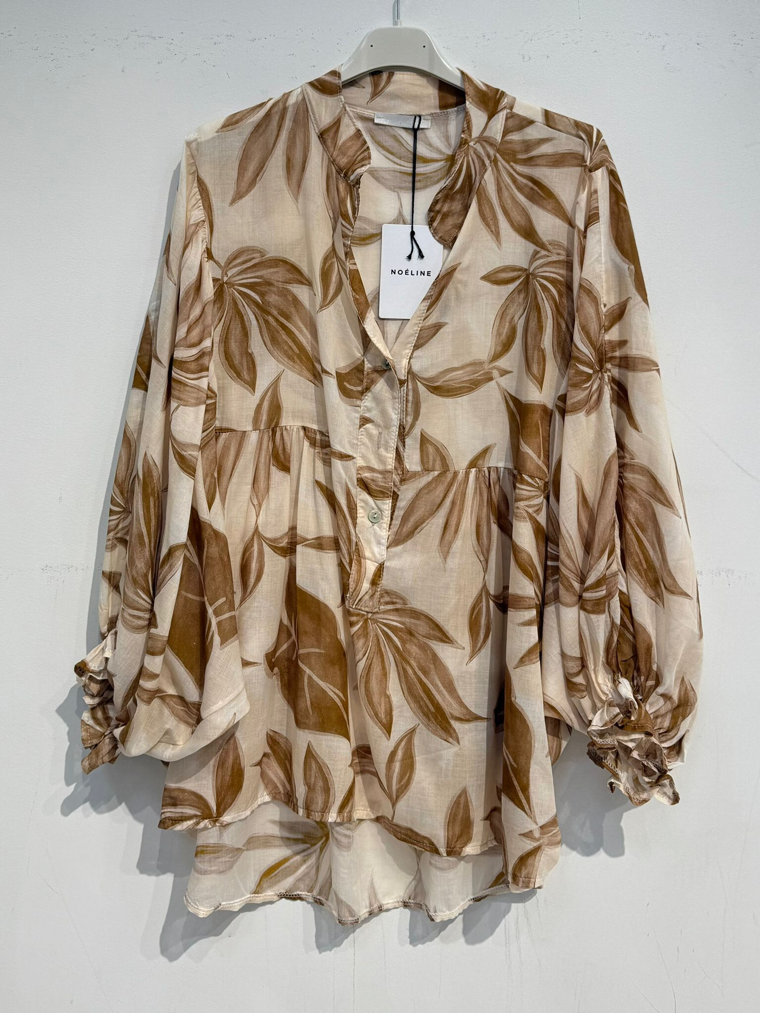 Grossiste Noéline - Blouse imprimée en voile de coton