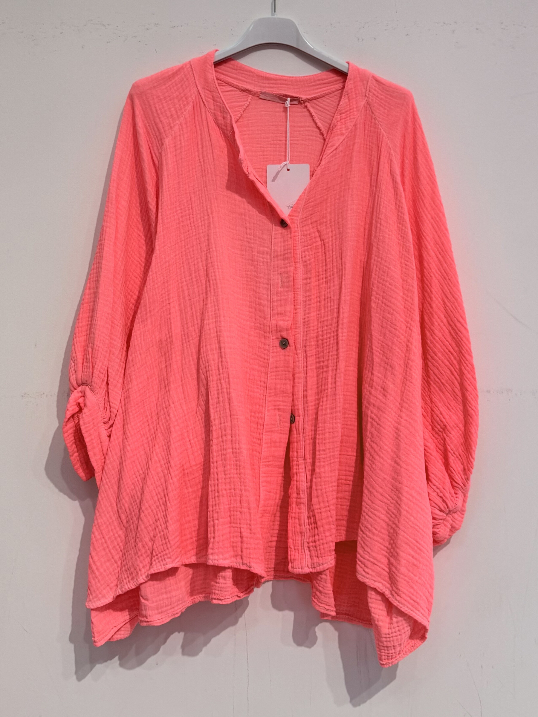 Grossiste Noéline - Chemise imprimée en gaze de coton