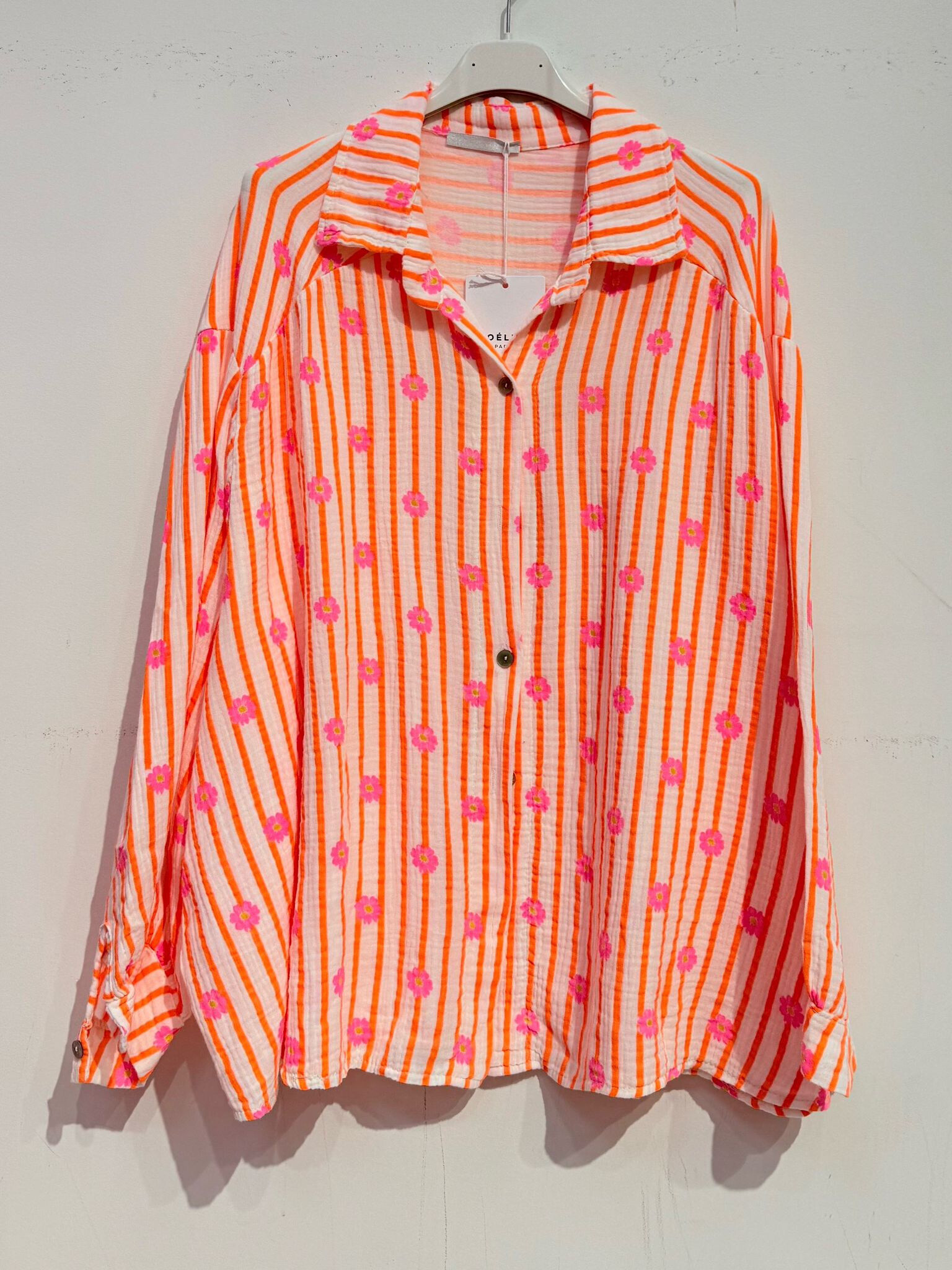 Grossiste Noéline - Chemise imprimée en gaze de coton