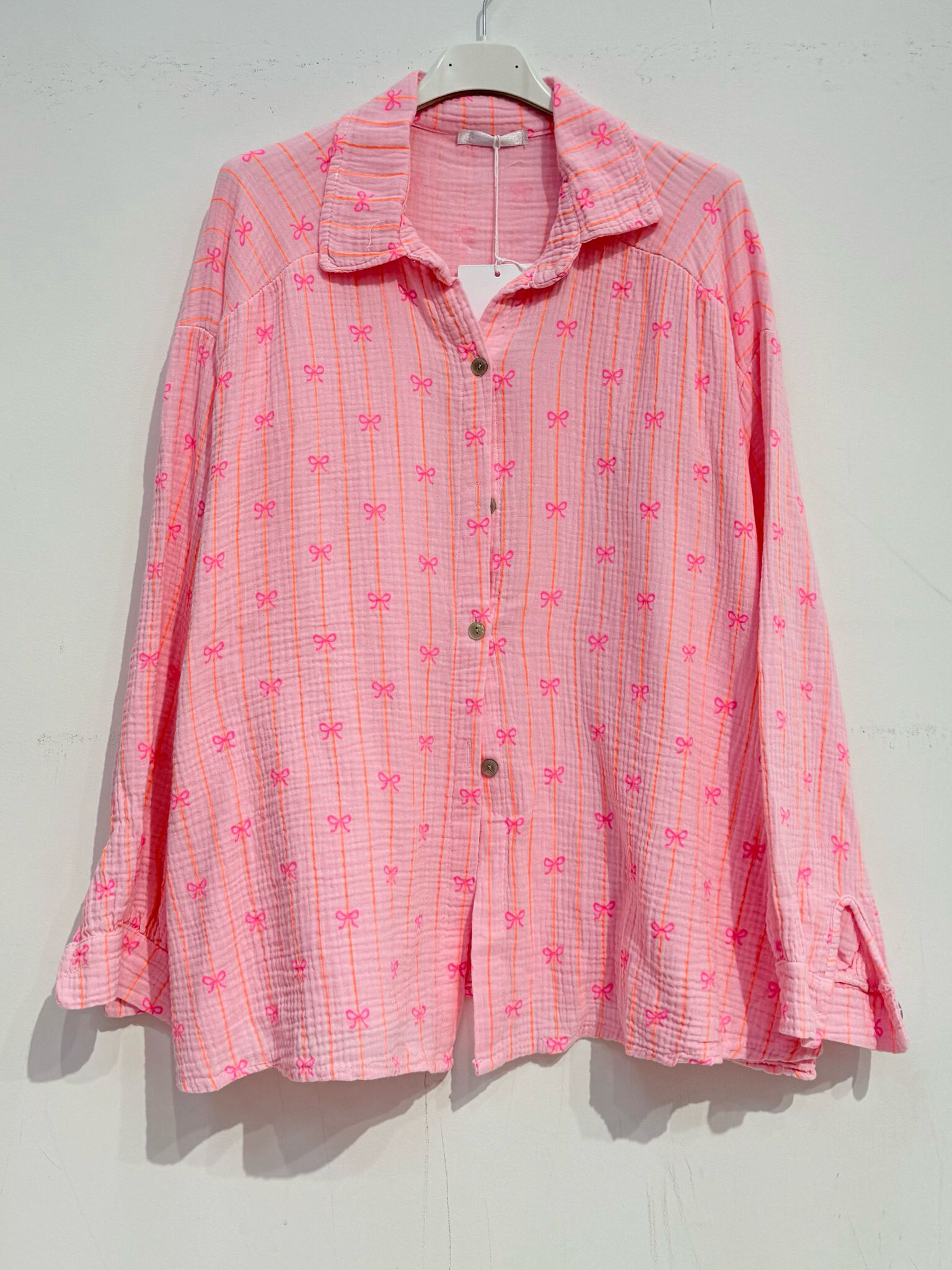 Grossiste Noéline - Chemise imprimée en gaze de coton