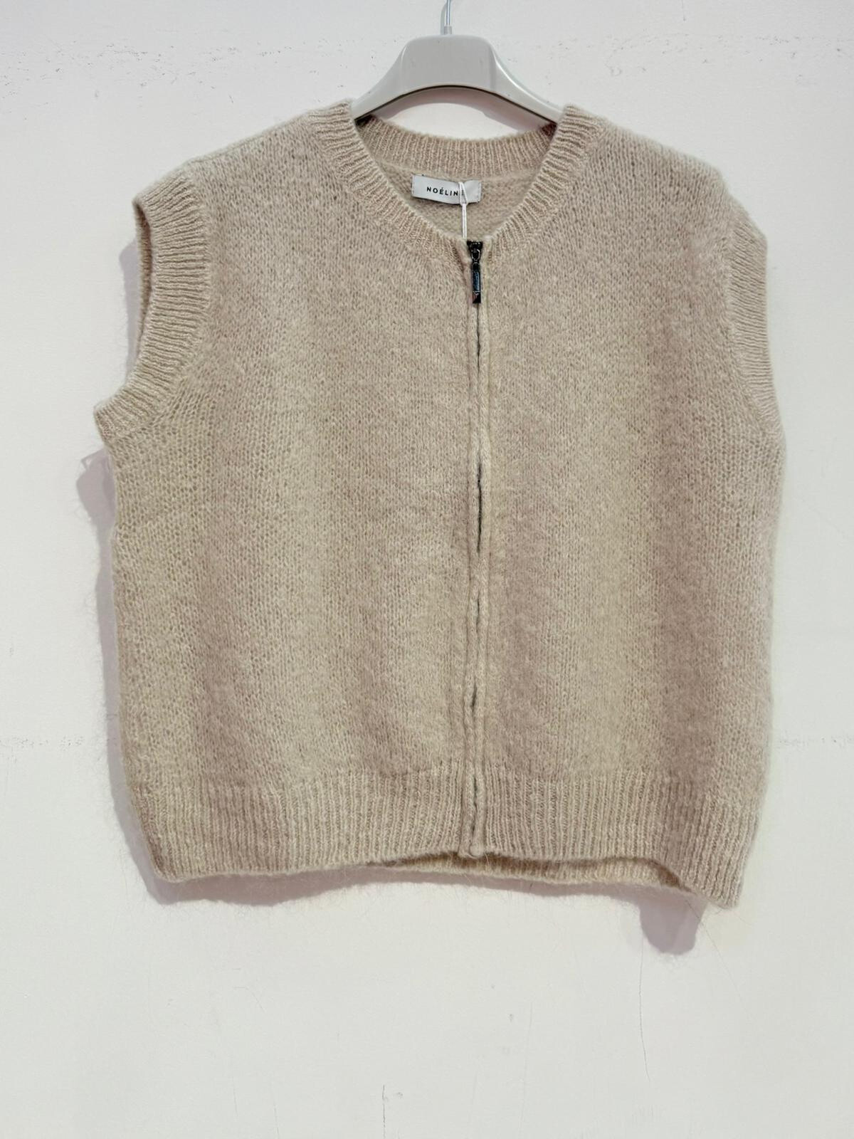 Grossista Noéline - Gilet senza maniche in kid mohair e lana