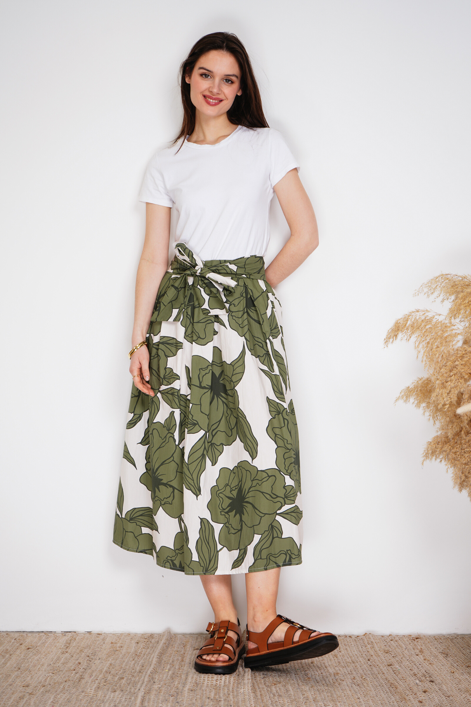 Wholesaler Noéline - Cotton printed skirt