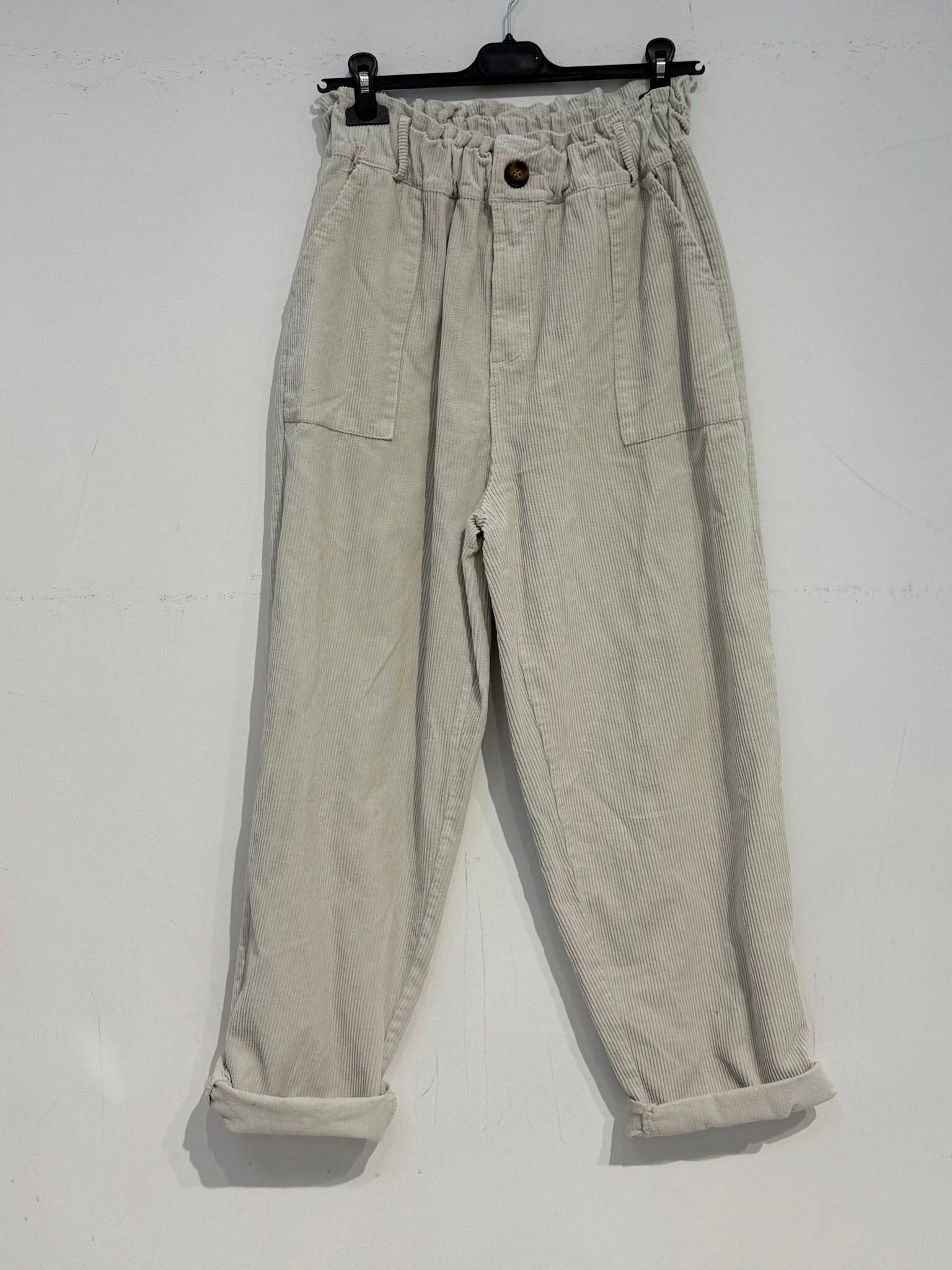 Grossista Noéline - Pantaloni in velluto con bottone