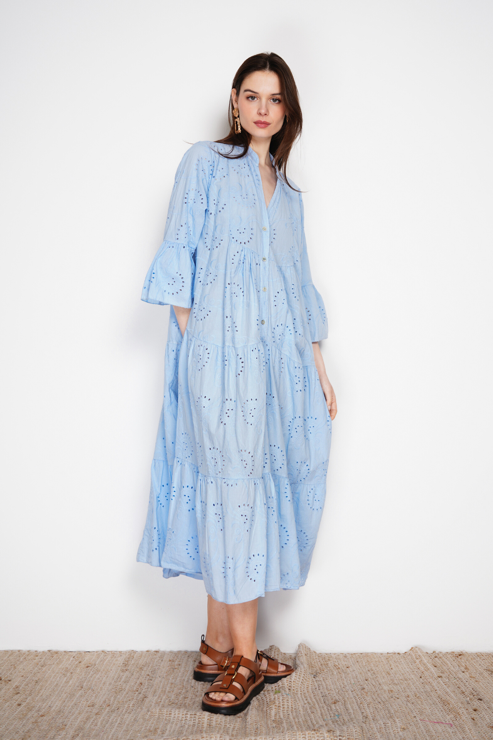 Wholesaler Noéline - English embroidery dress