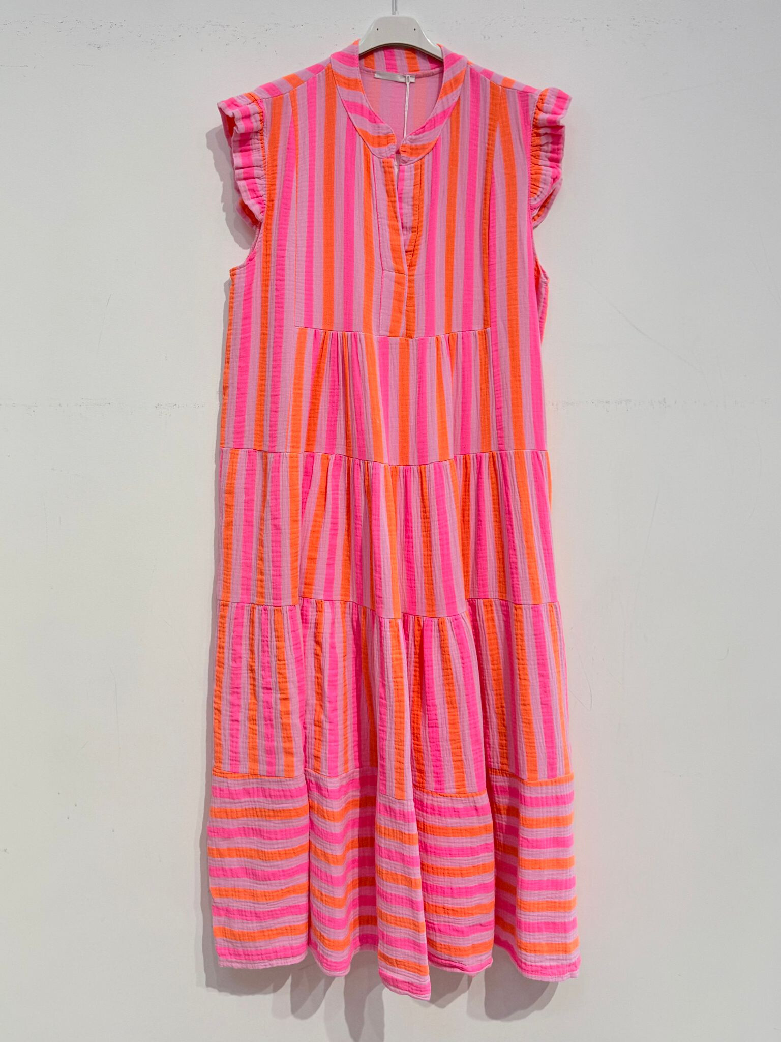 Großhändler Noéline - Baumwollgaze gedrucktes Kleid