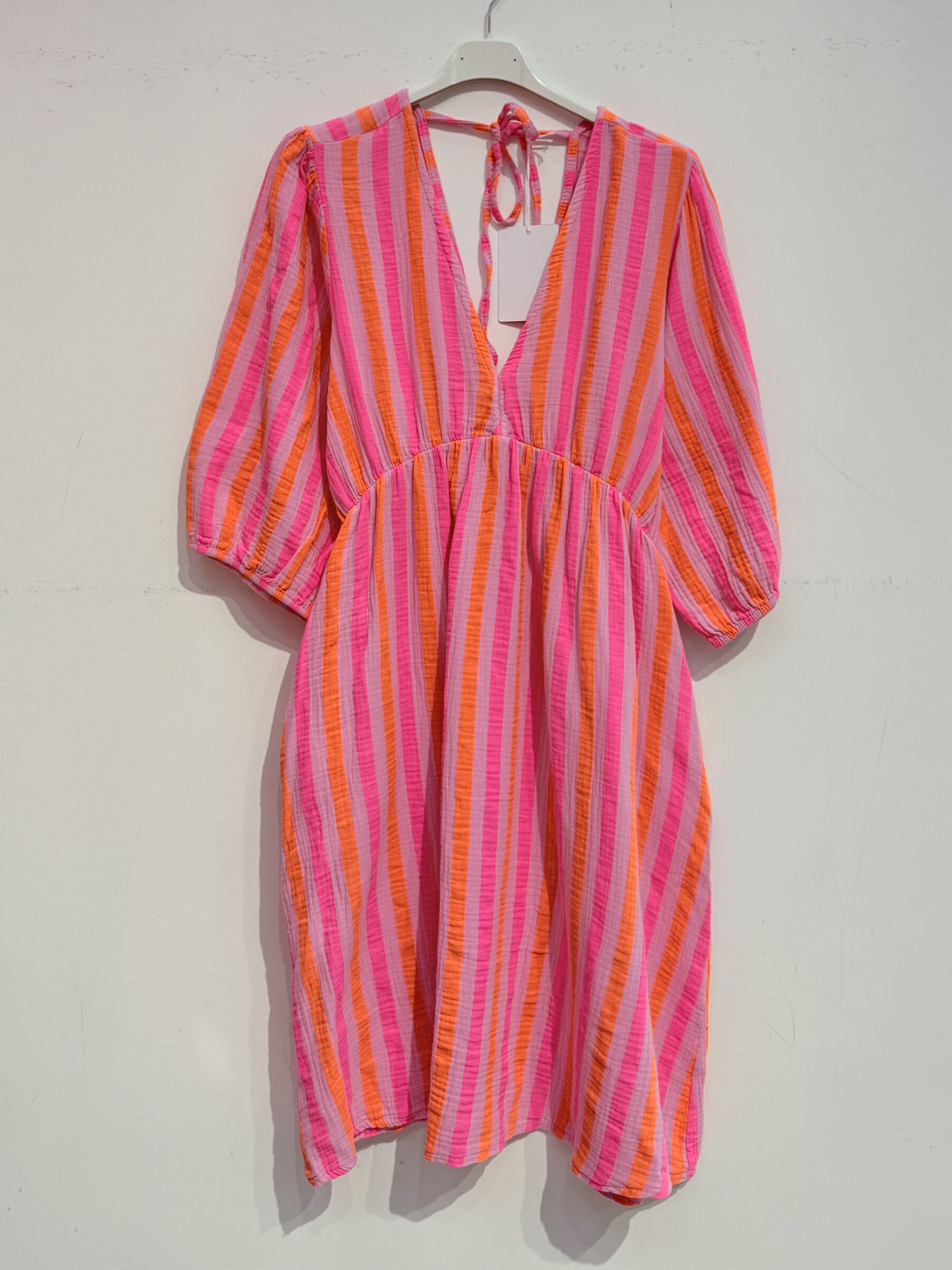 Großhändler Noéline - Kurzes Kleid in Baumwollgaze