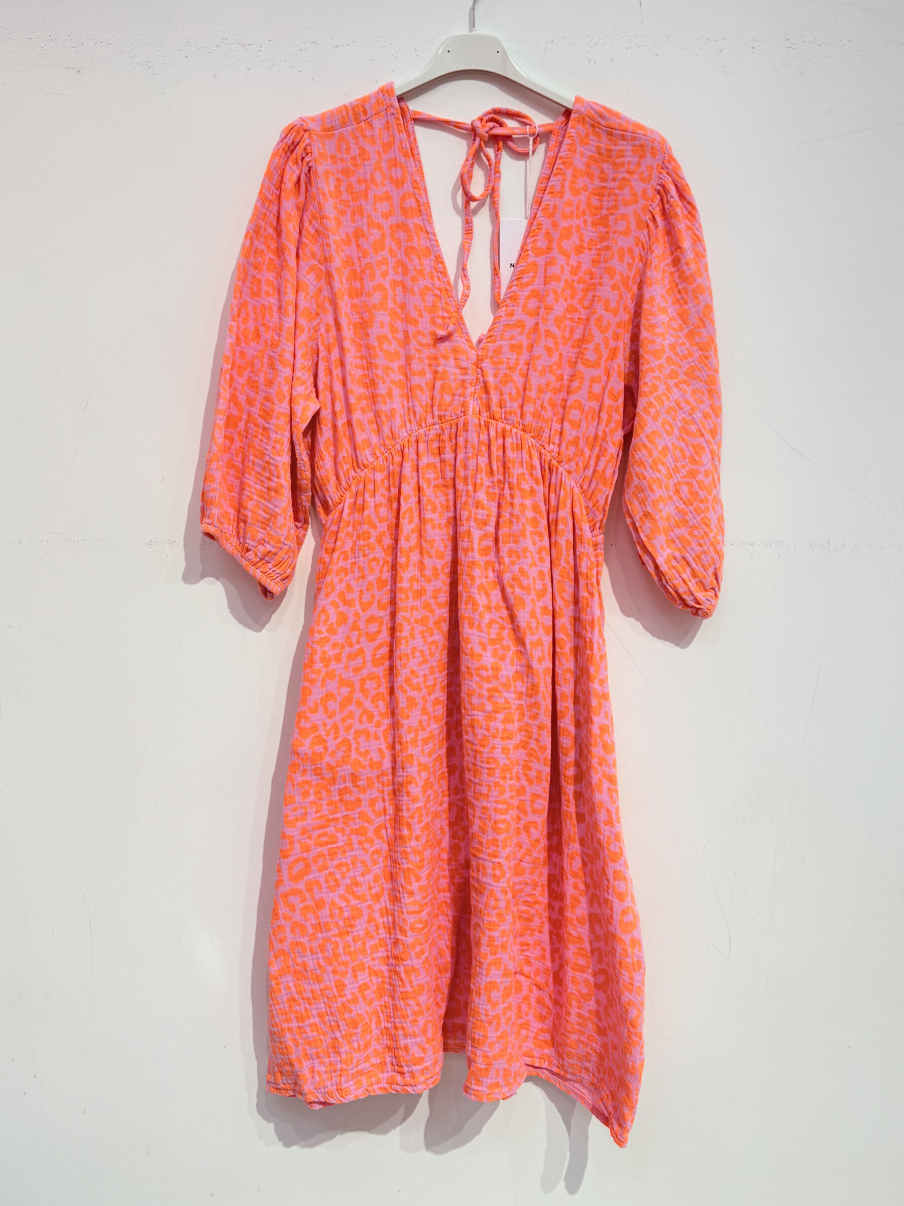 Großhändler Noéline - Kurzes Kleid in Baumwollgaze