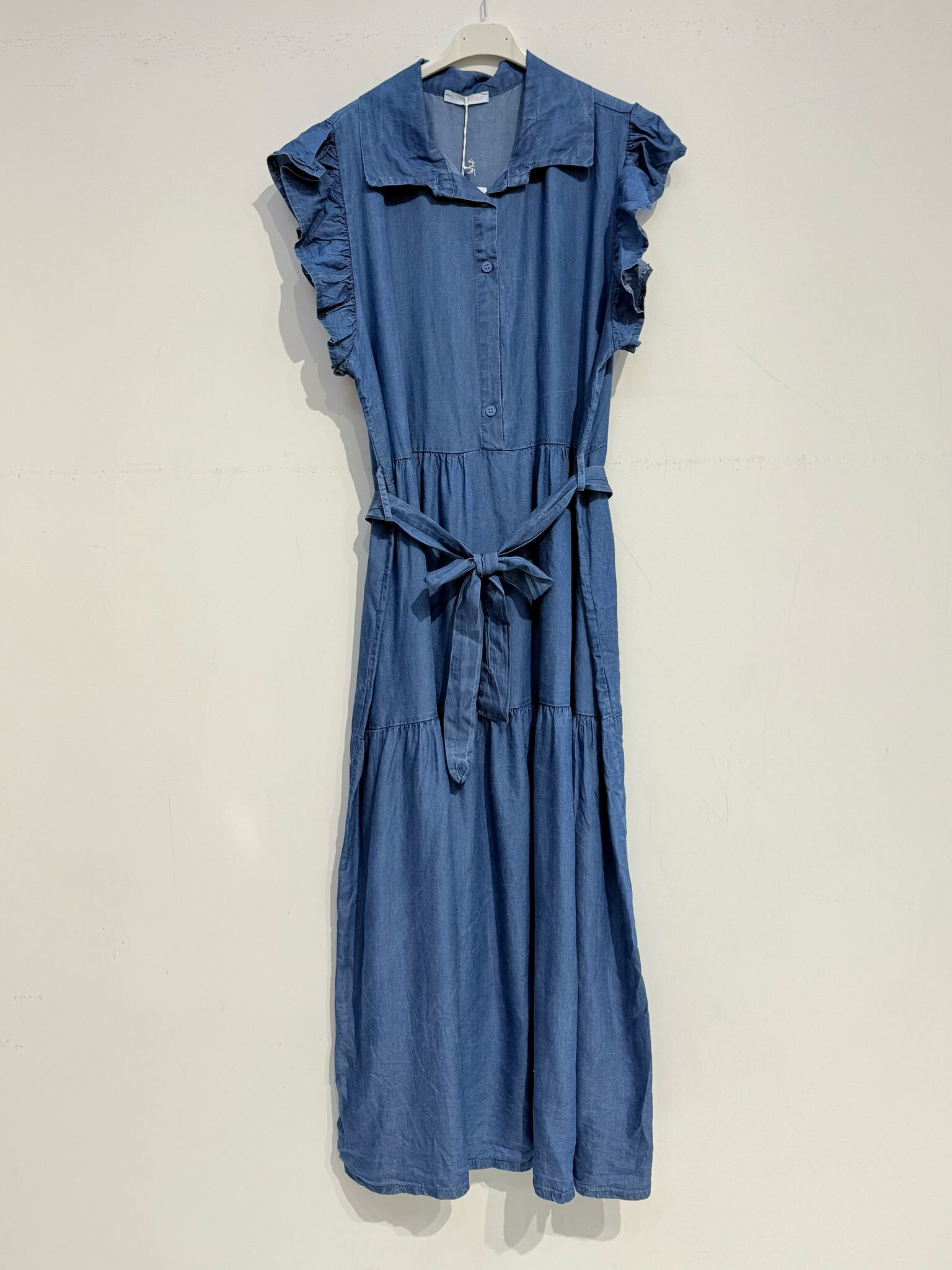 Großhändler Noéline - Langes Kleid in Tencel