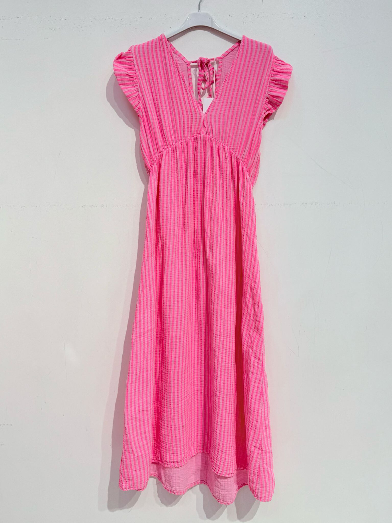 Großhändler Noéline - Langes Kleid in Baumwollgaze
