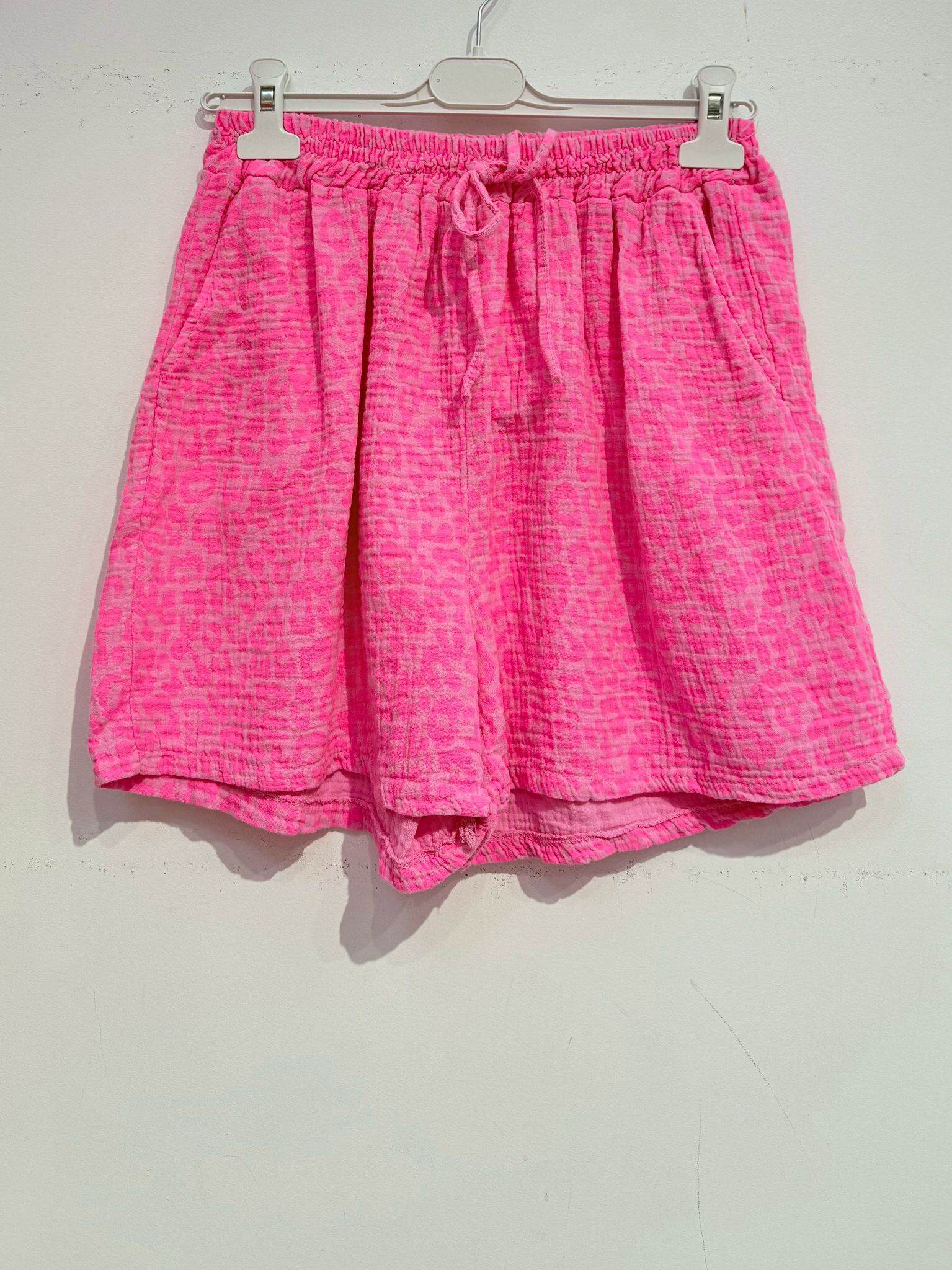 Grossiste Noéline - Short imprimé en gaze de coton