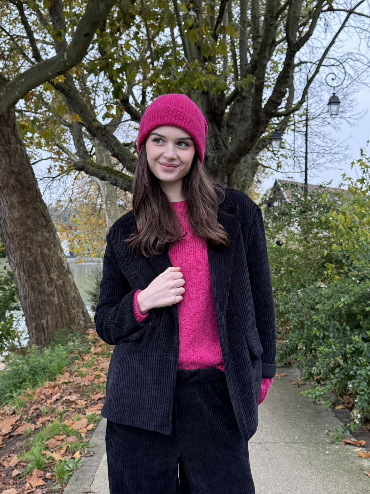 Großhändler Noéline - Jacke aus grob geripptem Samt