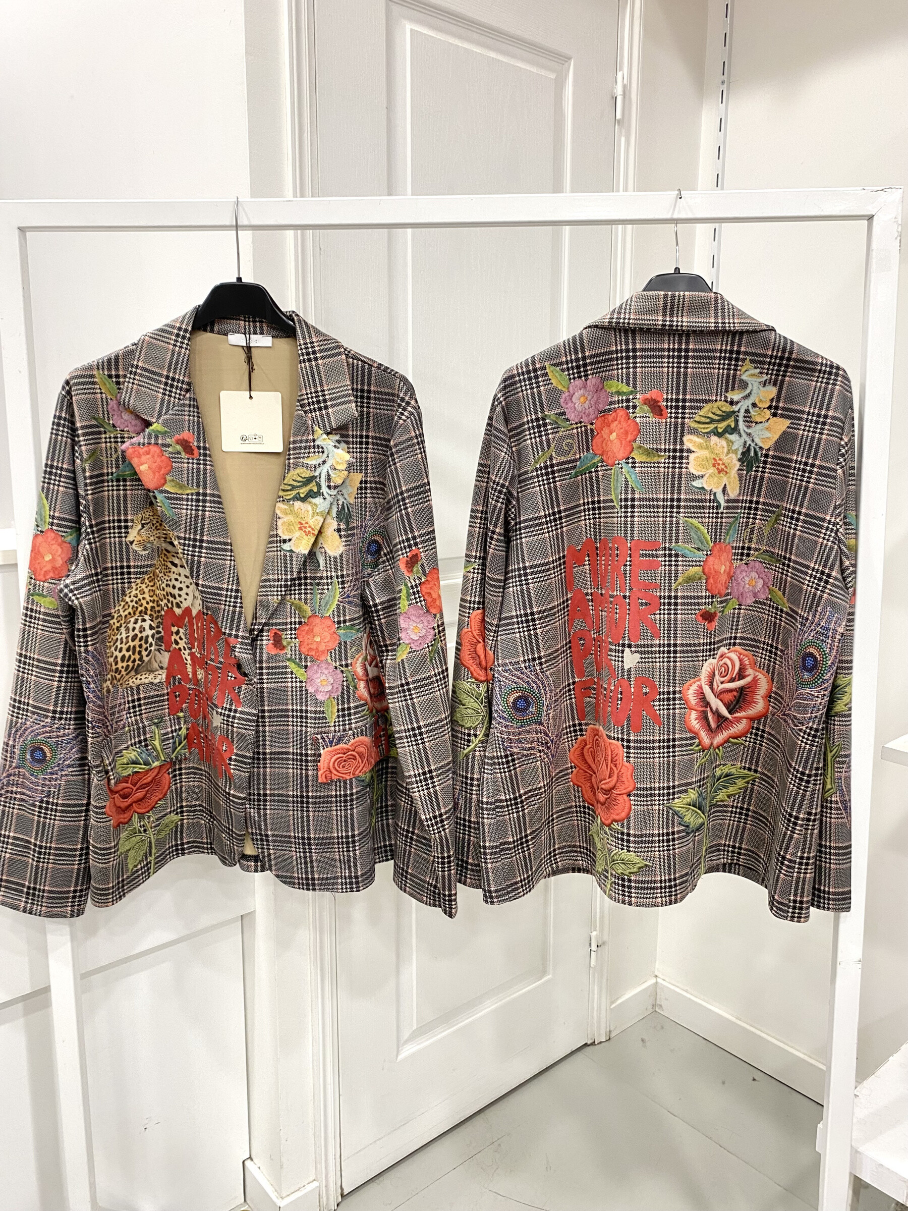 Grossista NOS - Blazer in camoscio stampato