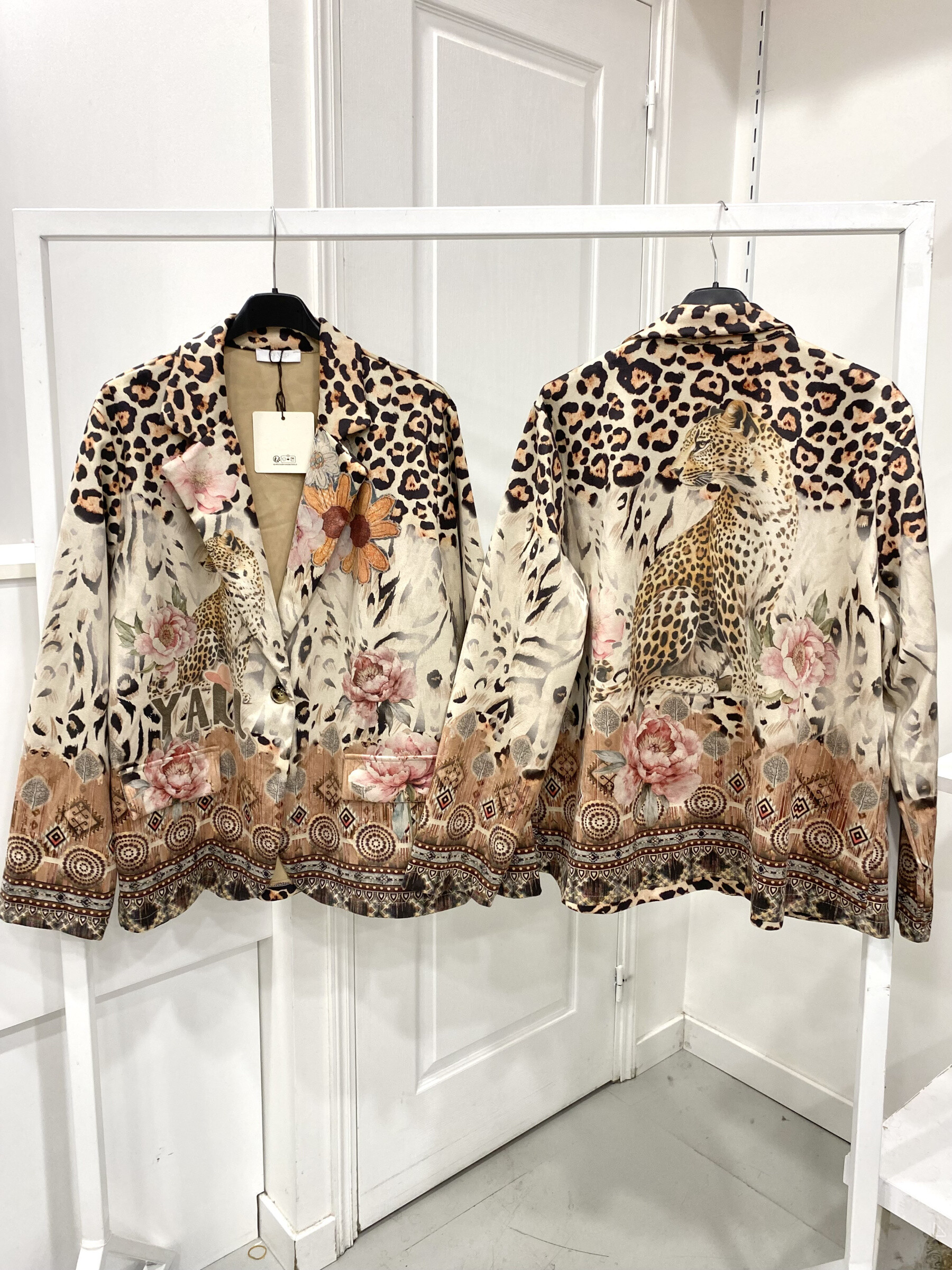 Grossista NOS - Blazer in camoscio stampato