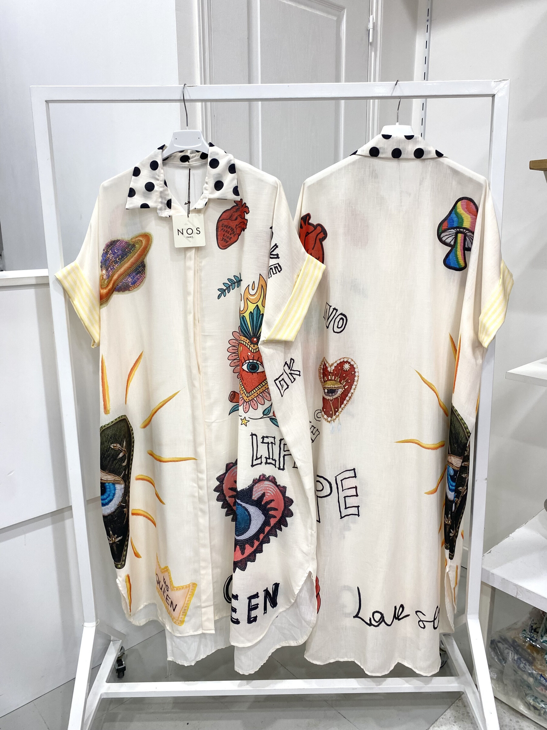 Wholesaler NOS - Long printed shirt