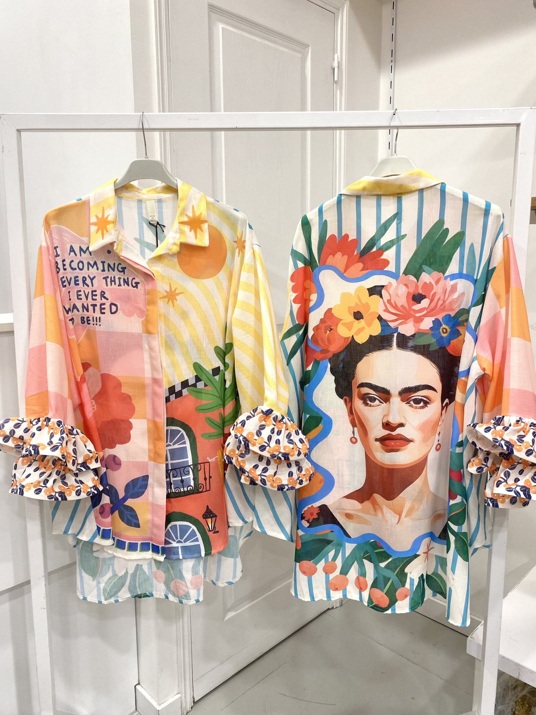 Mayorista NOS - Camisa con mangas abullonadas