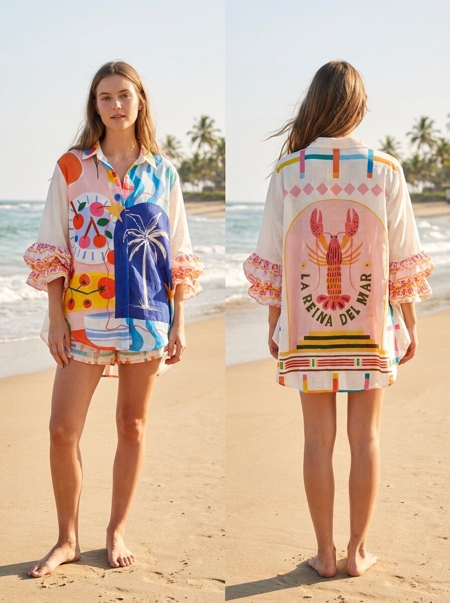 Mayorista NOS - Camisa con mangas abullonadas