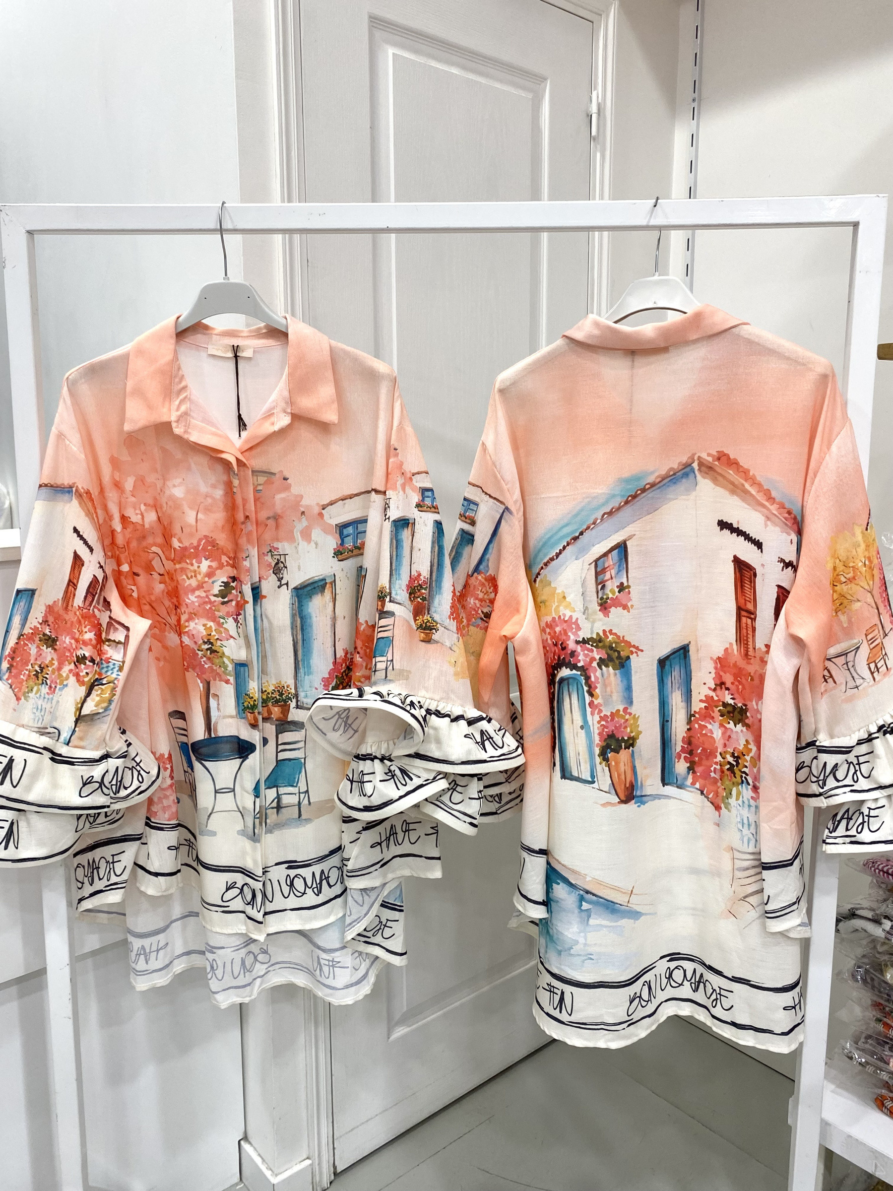 Mayorista NOS - Camisa de mangas abullonadas