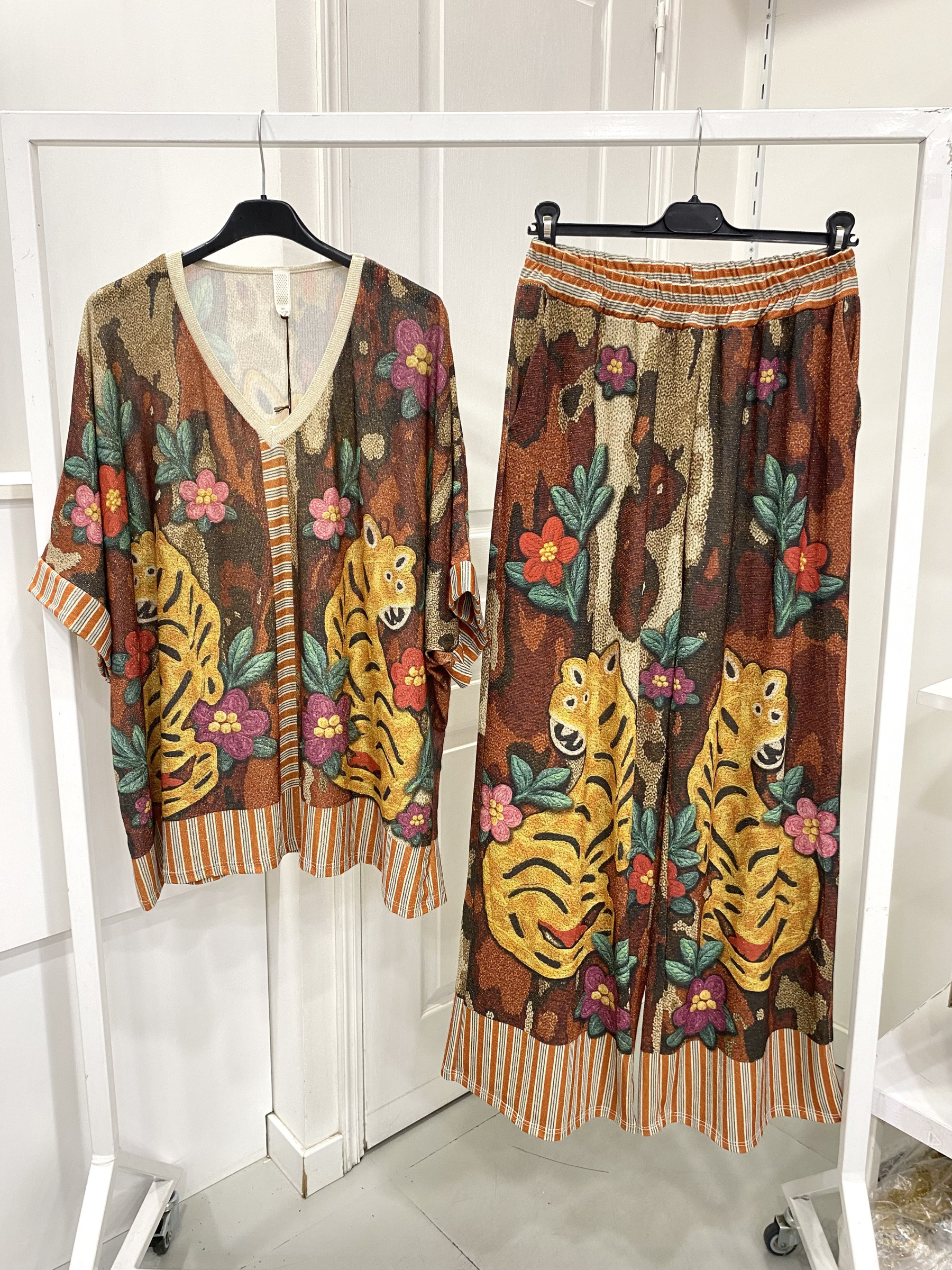 Grossiste NOS - Ensemble lurex imprimé