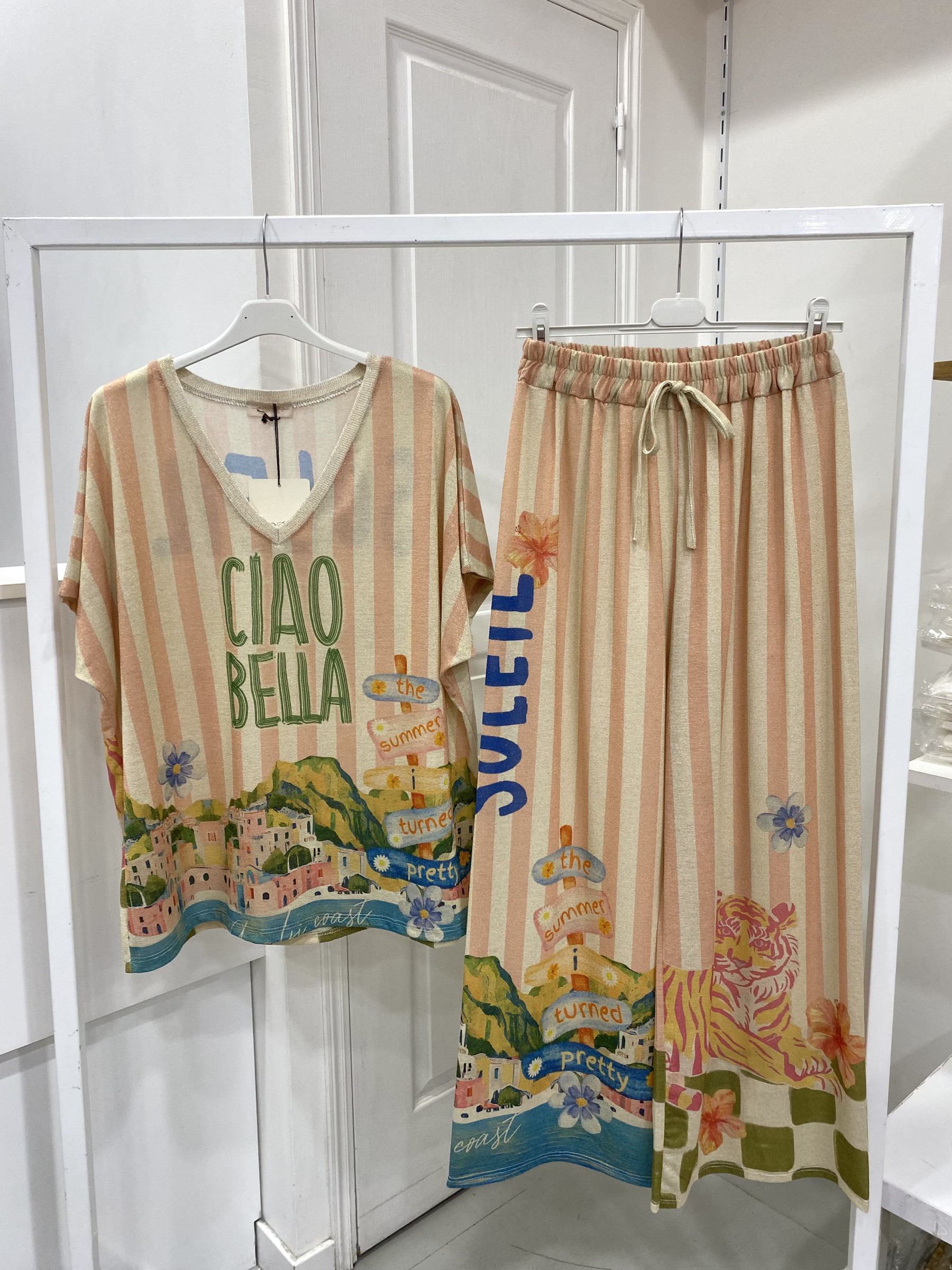 Grossista NOS - Completo in lurex stampato