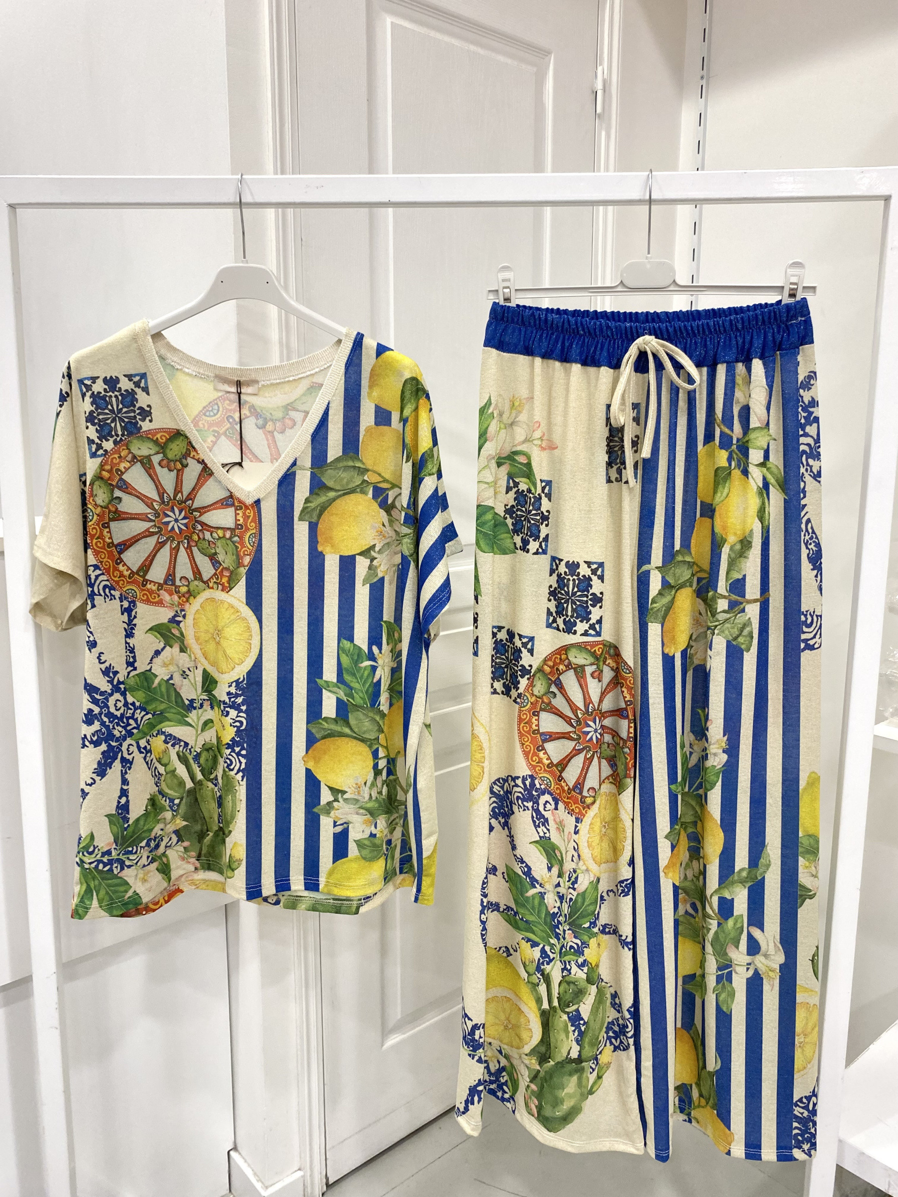 Grossista NOS - Completo in lurex stampato