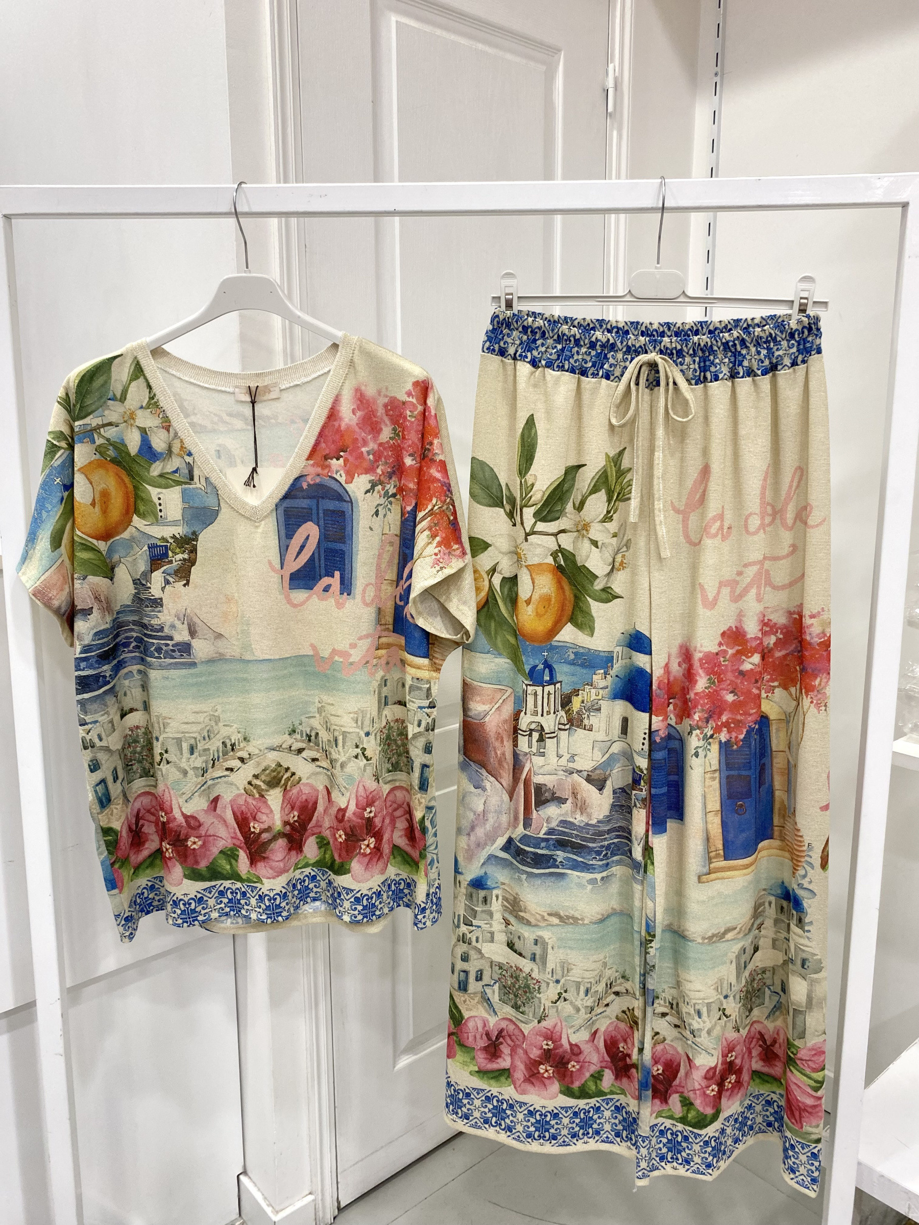 Grossista NOS - Completo in lurex stampato