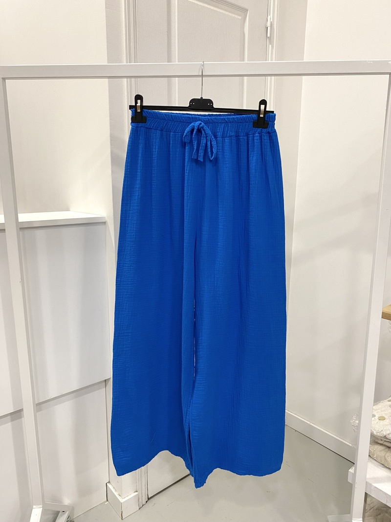 Grossista NOS - Pantaloni lisci in mussola di cotone