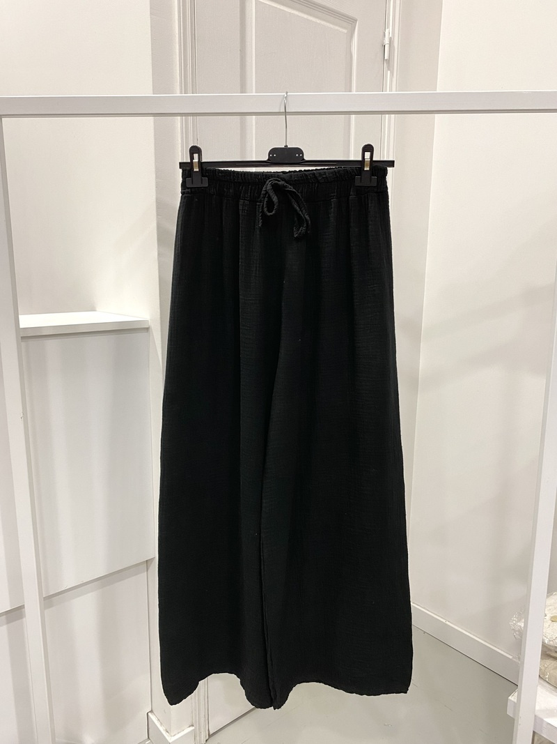 Wholesaler NOS - Plain cotton gauze pants
