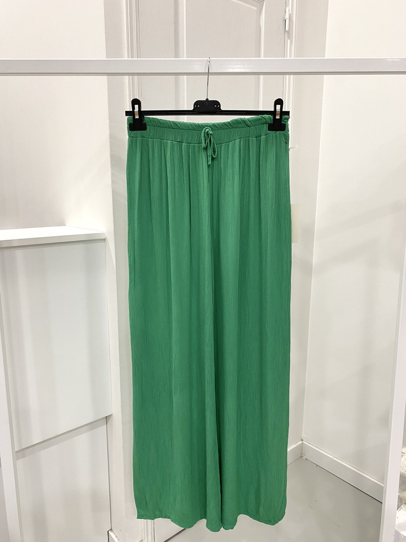 Großhändler NOS - Sehr fließende und weiche weite Gaze-Hose in einfarbiger Farbe