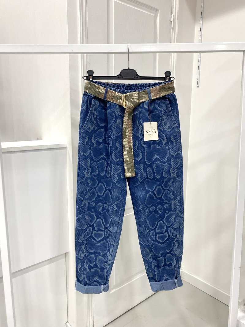 Wholesaler NOS - Snake print jeans