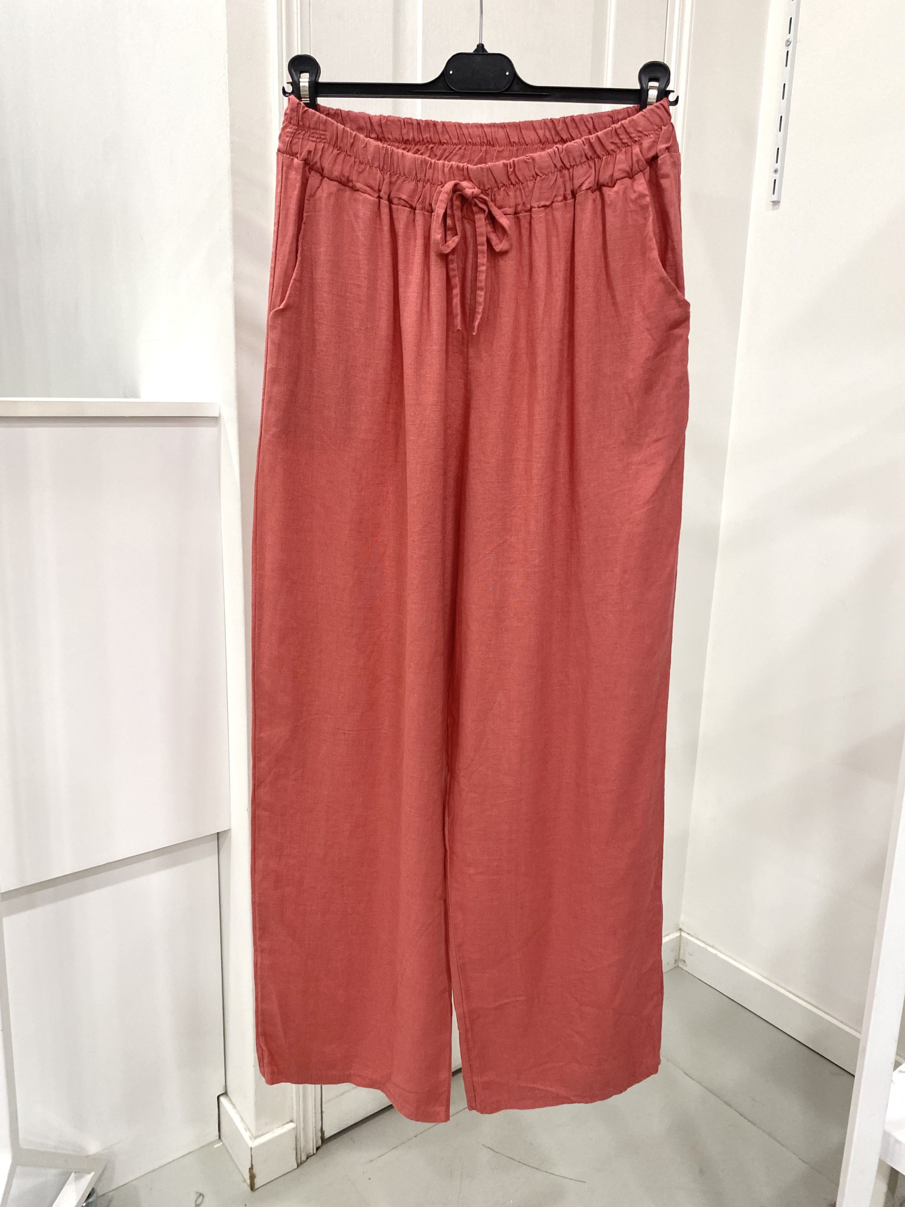 Mayorista NOS - Pantalón ancho de lino y viscosa