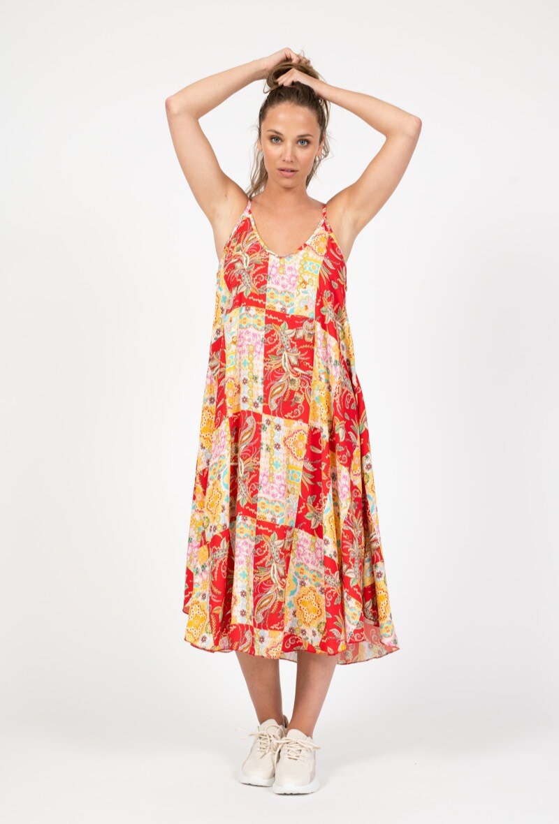 Grossiste NOS - Robe débardeur imprimé