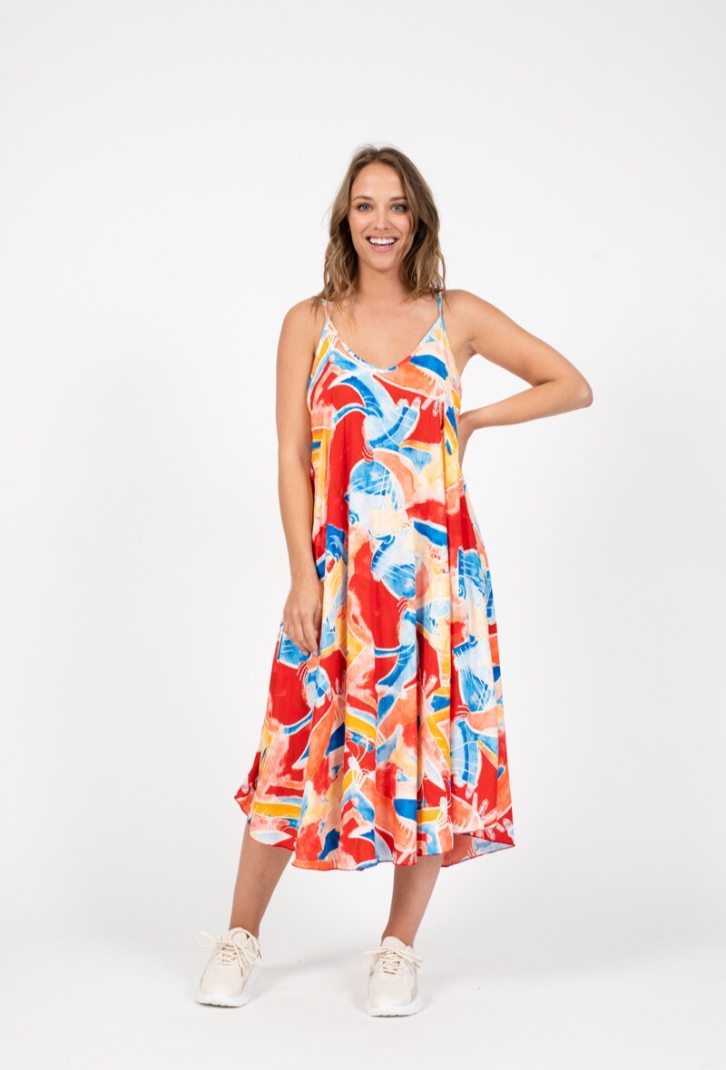 Grossiste NOS - Robe débardeur à imprimé