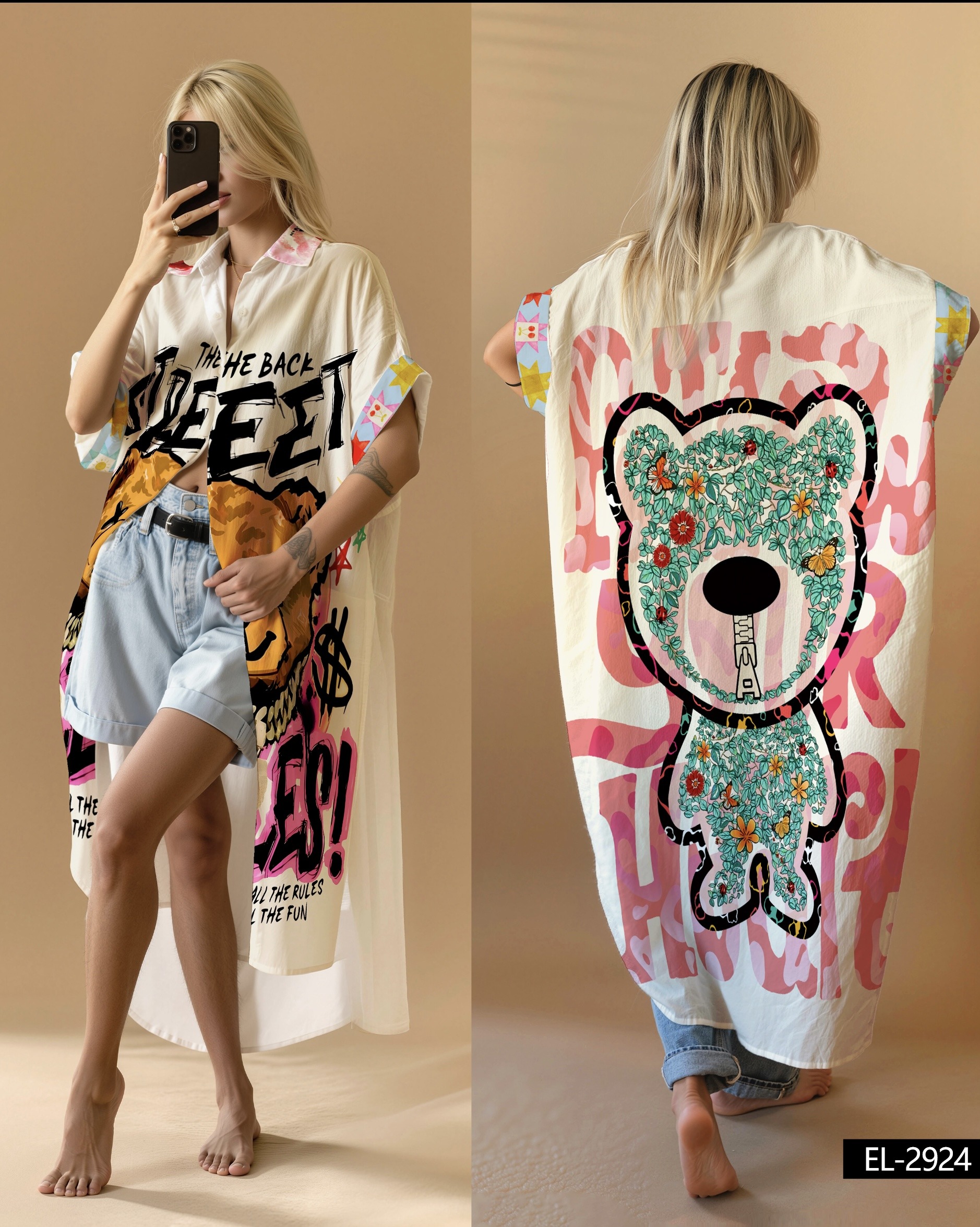 Mayorista NOS - Vestido estampado