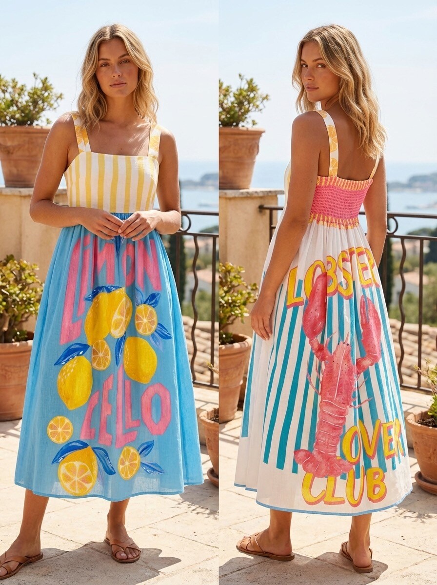 Grossiste NOS - Robe bretelles à imprimé
