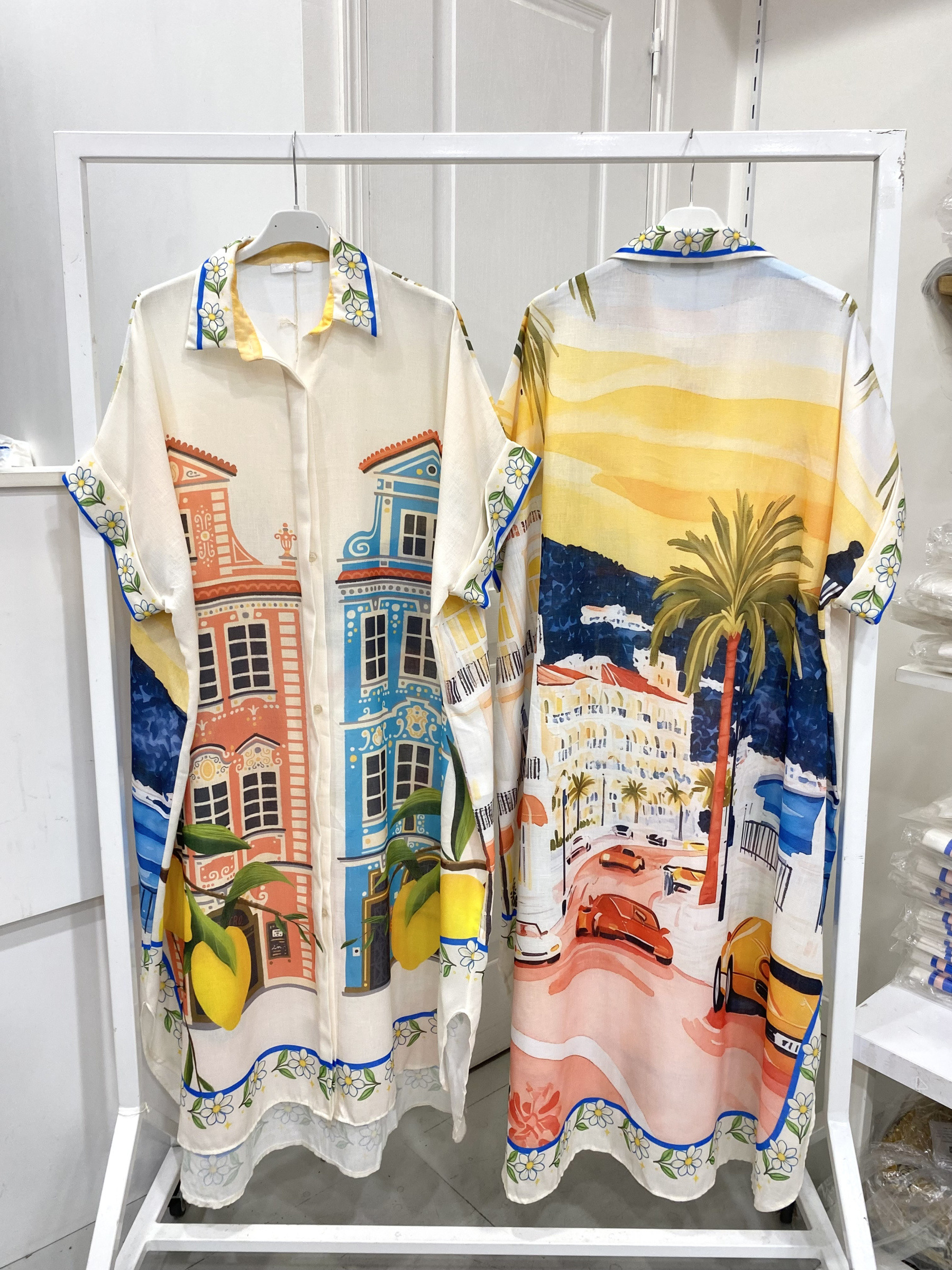 Großhändler NOS - Bedrucktes Hemdkleid