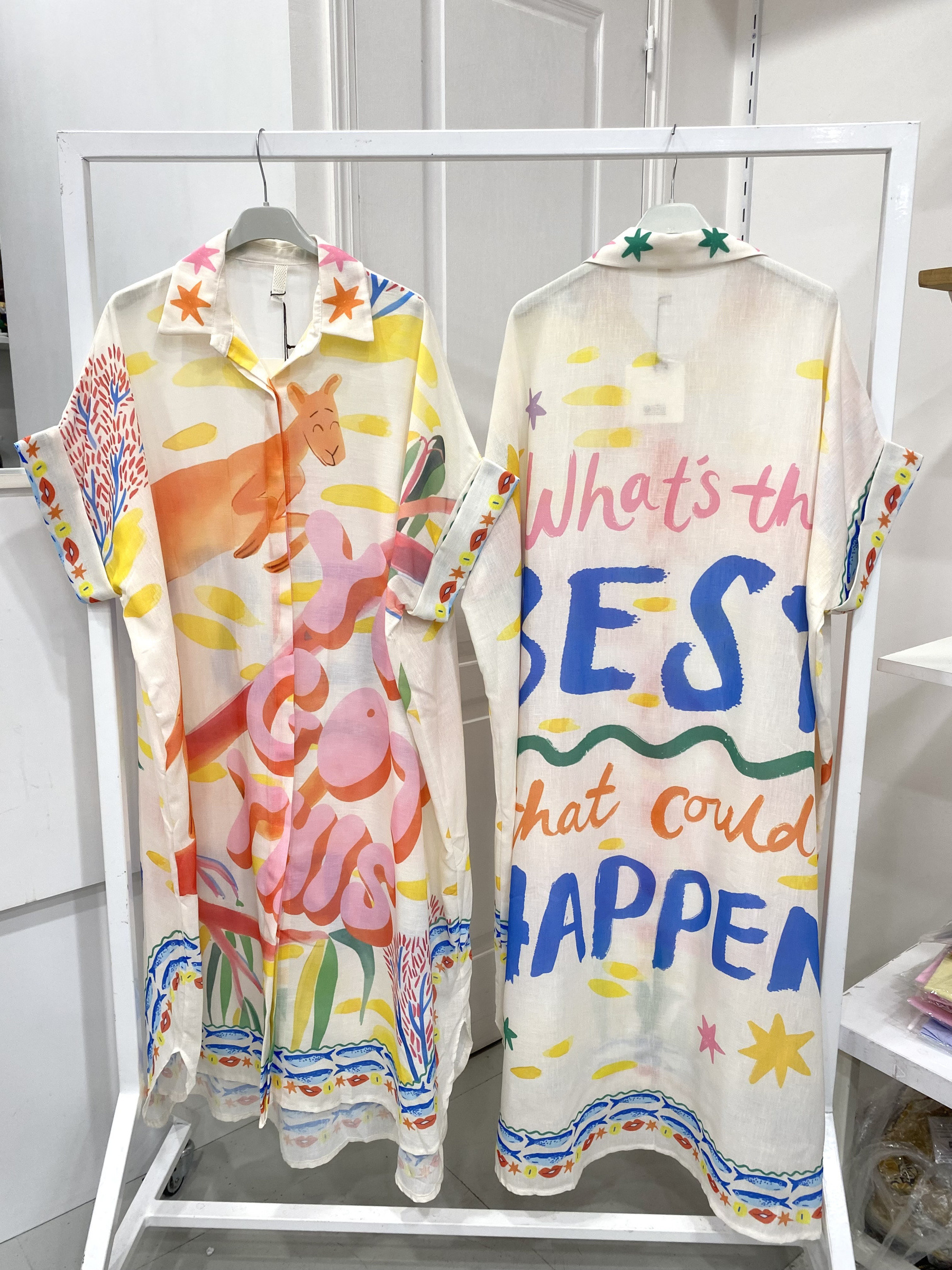 Mayorista NOS - Vestido estampado