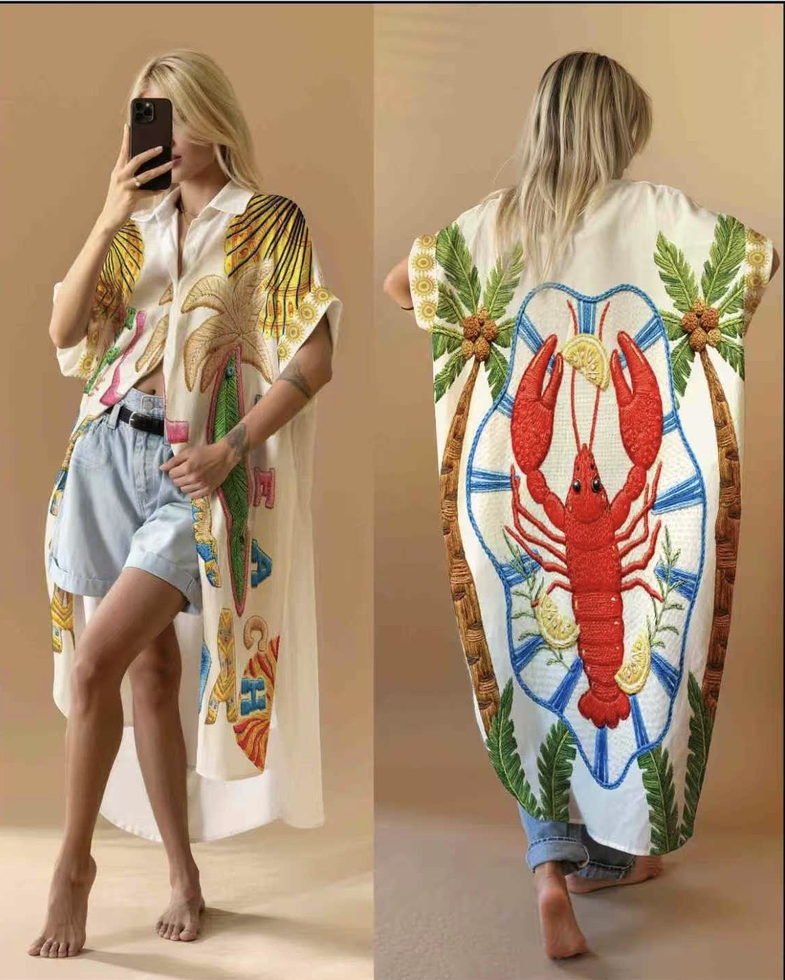 Mayorista NOS - Vestido estampado