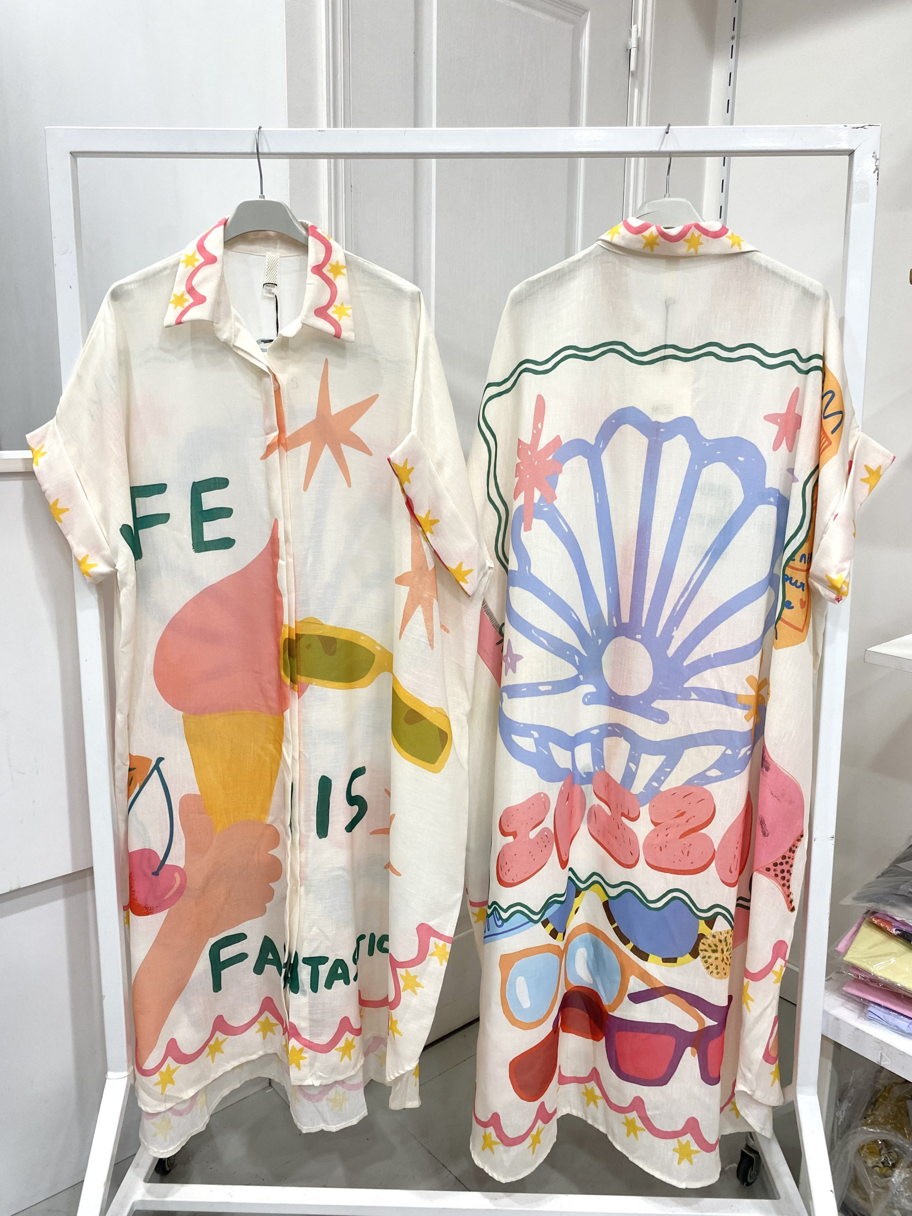 Mayorista NOS - Vestido estampado