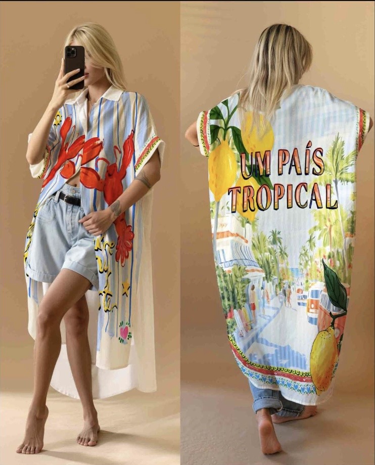 Mayorista NOS - Vestido estampado