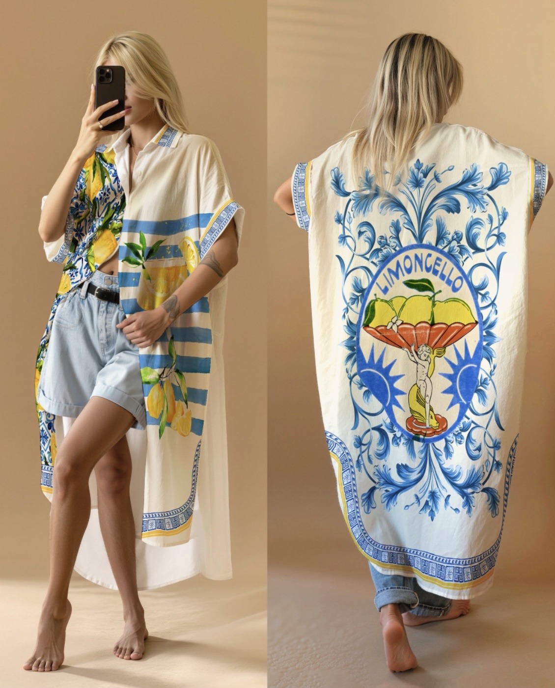Mayorista NOS - Vestido estampado
