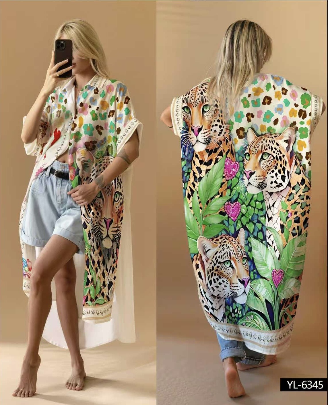 Großhändler NOS - Bedrucktes Kleid