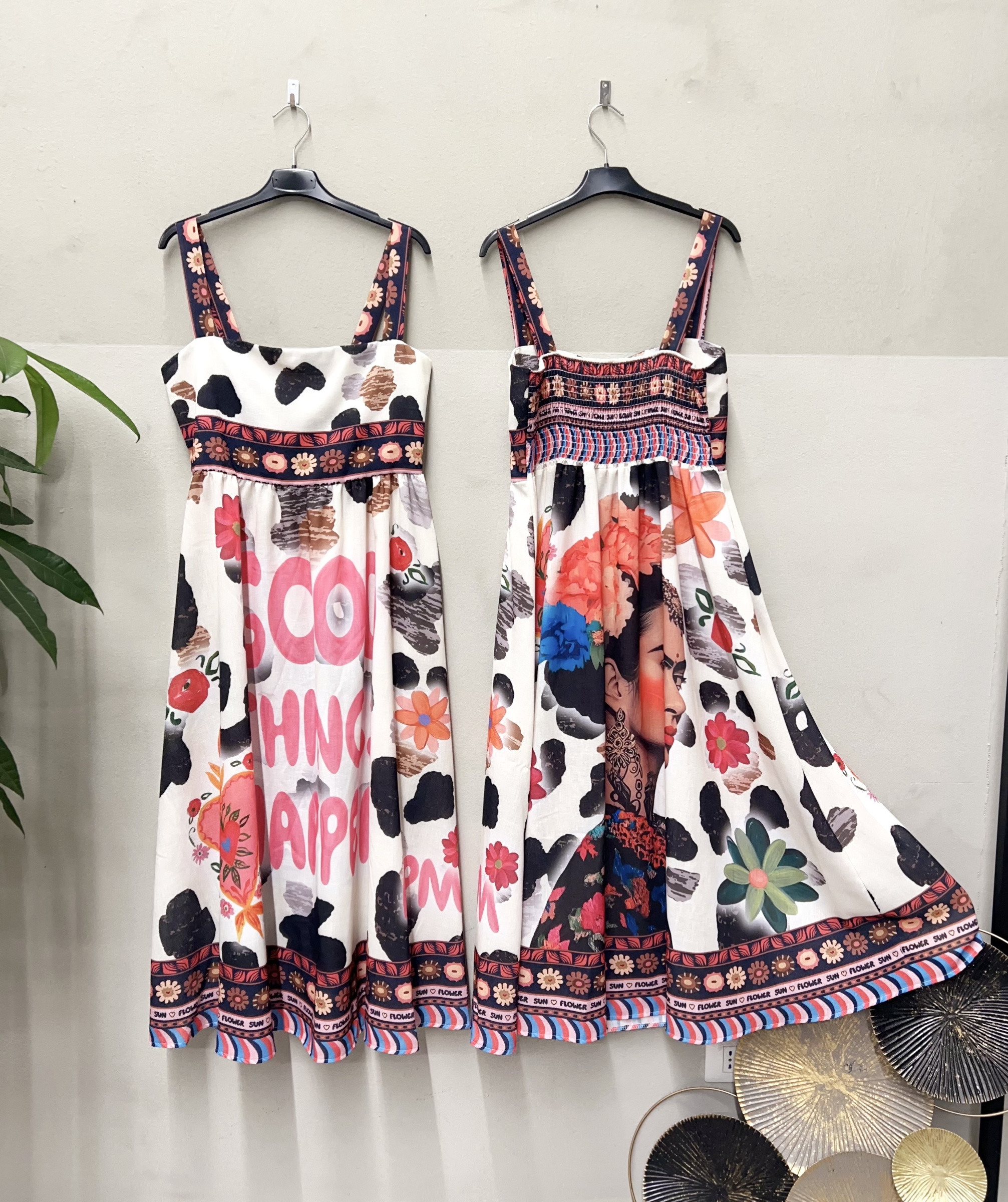 Wholesaler NOS - Printed strap dress
