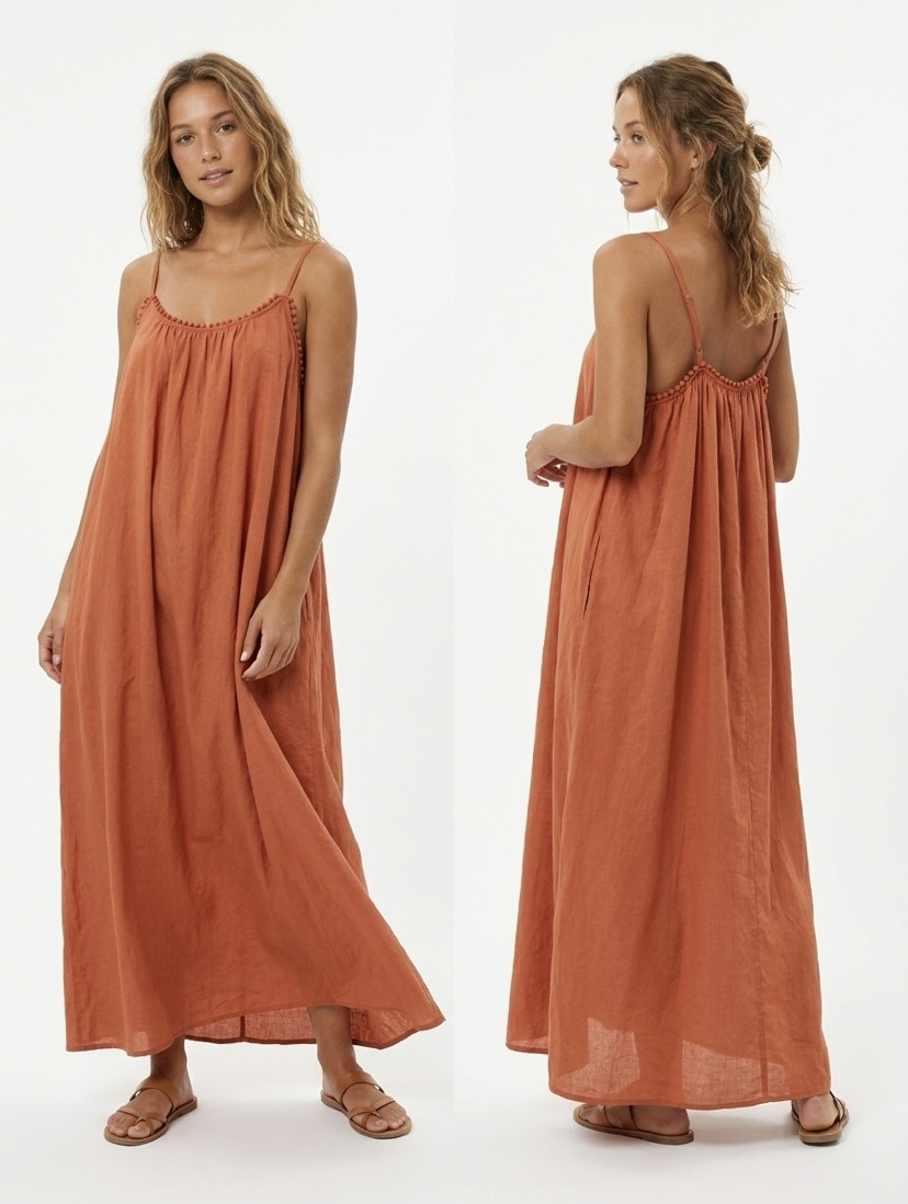 Großhändler NOS - Trägerkleid einfarbig