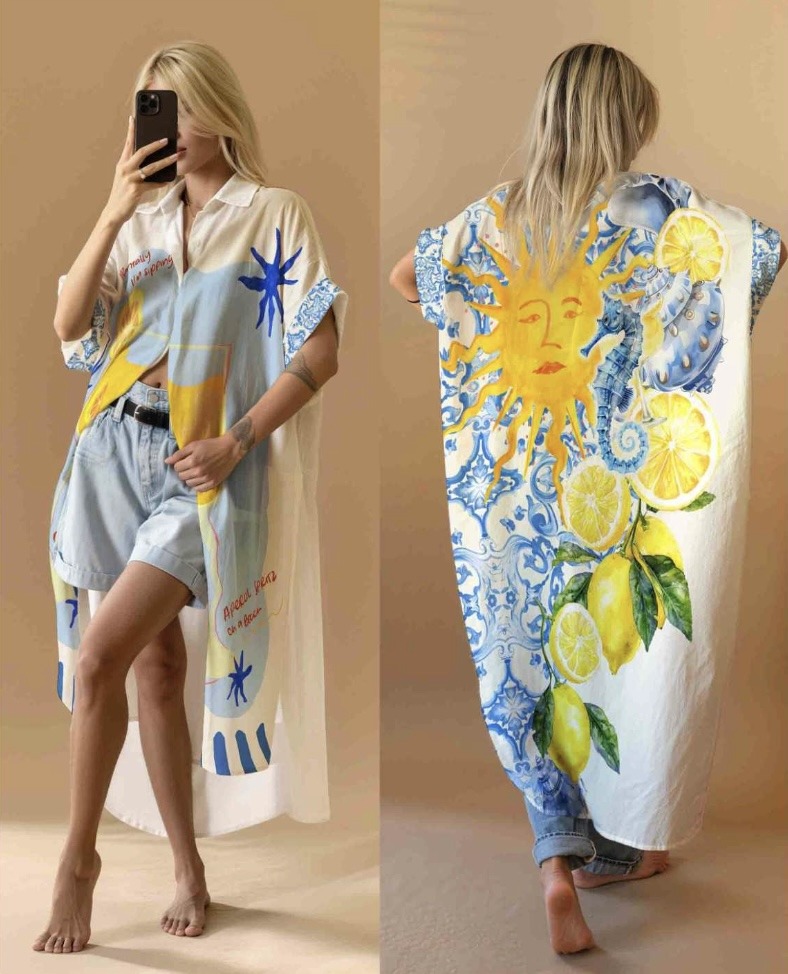 Mayorista NOS - Vestido estampado
